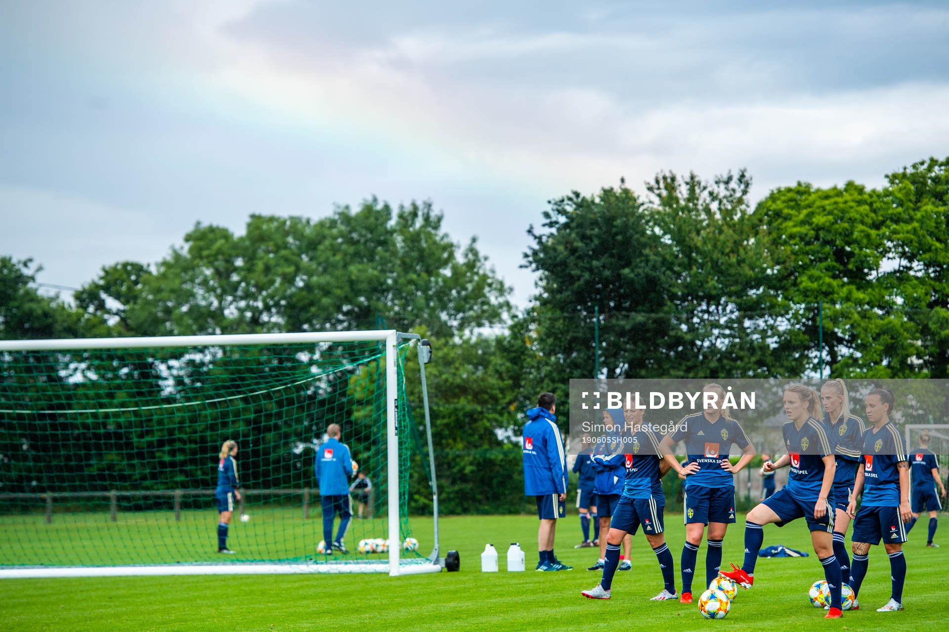 Players of Swedish women national football team