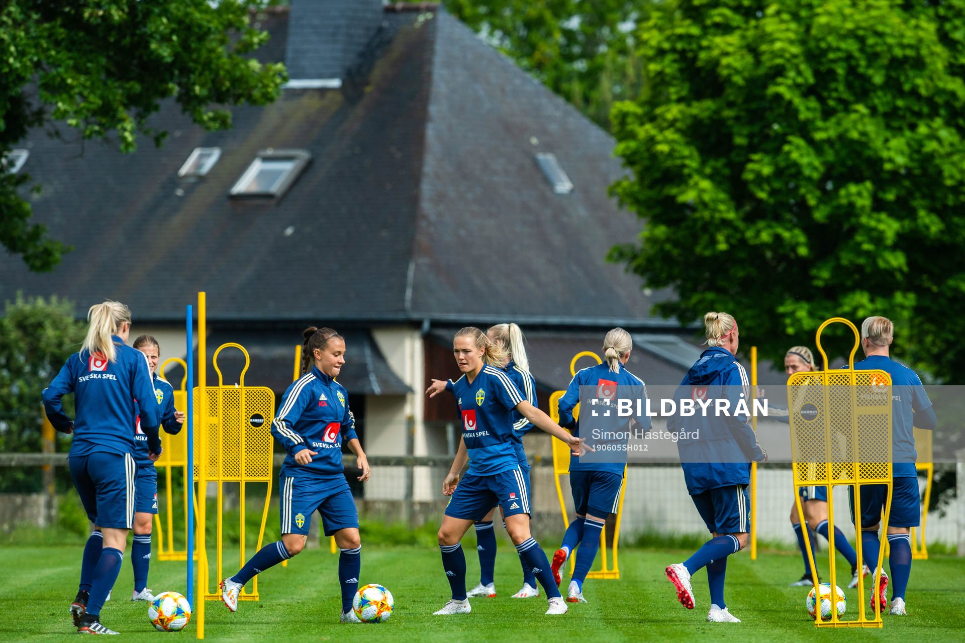Players of Swedish women national football team