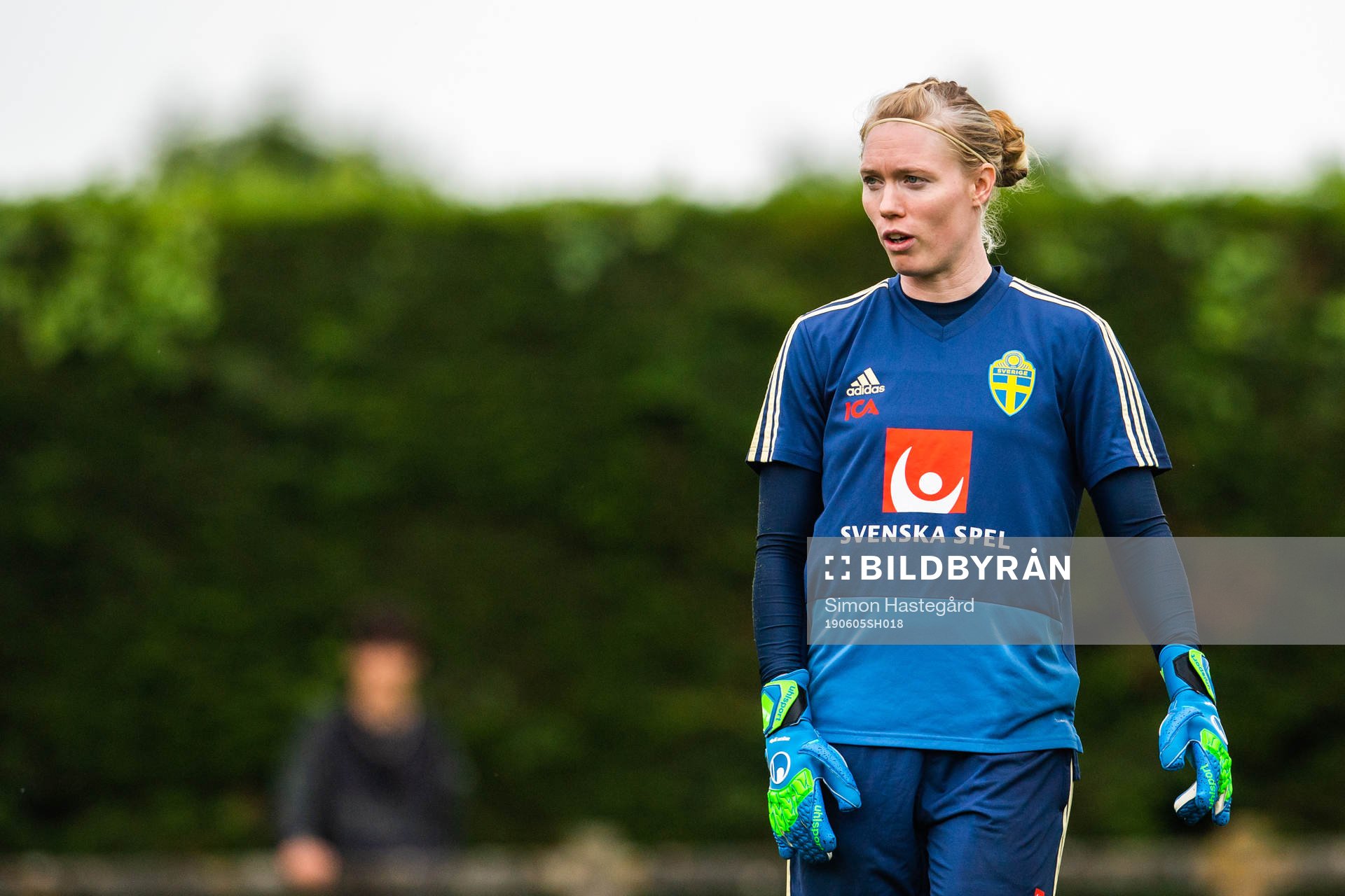 Goalkeeper Hedvig Lindahl of Swedish national women