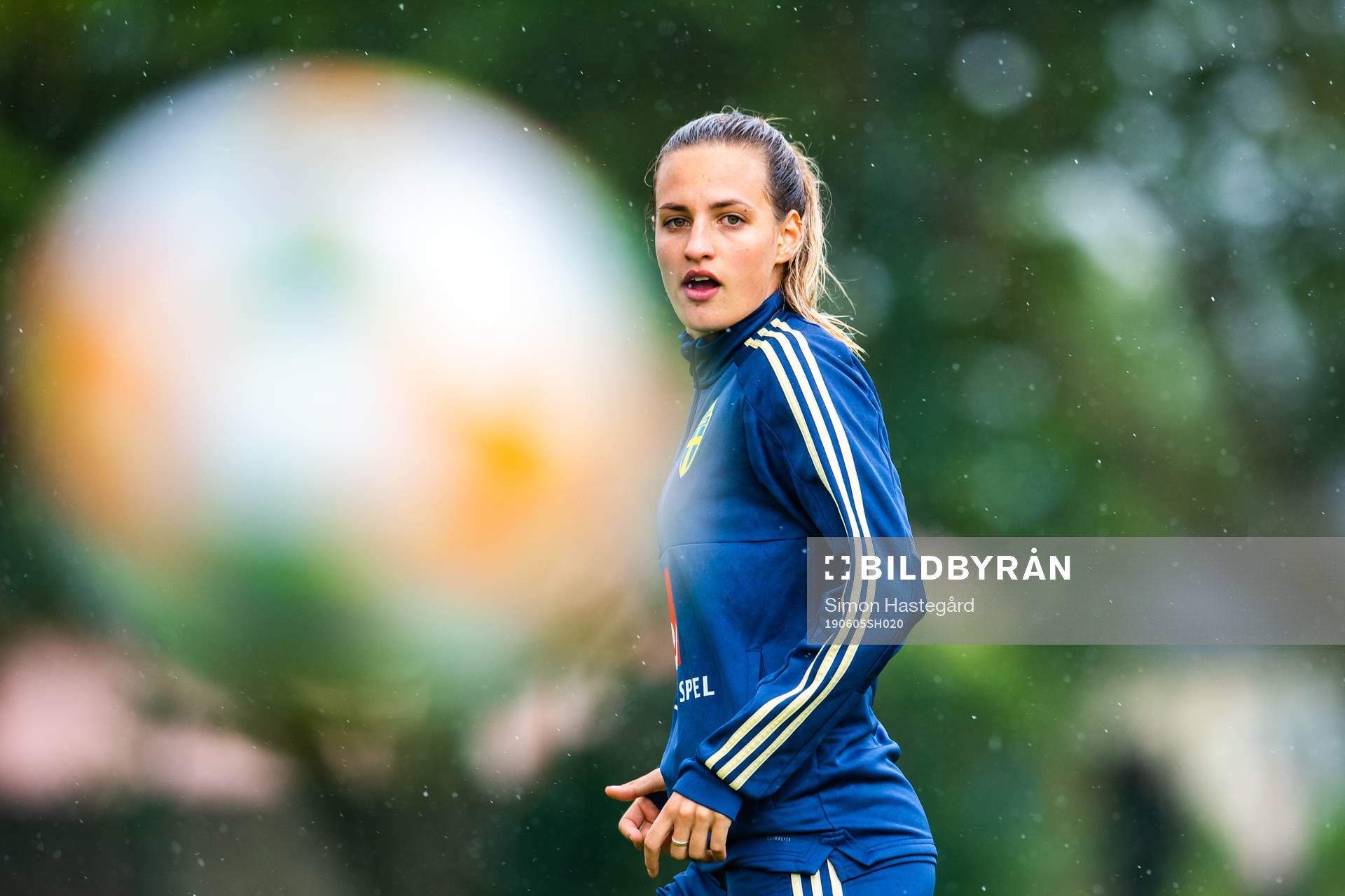 Nathalie Björn of Swedish national women football team
