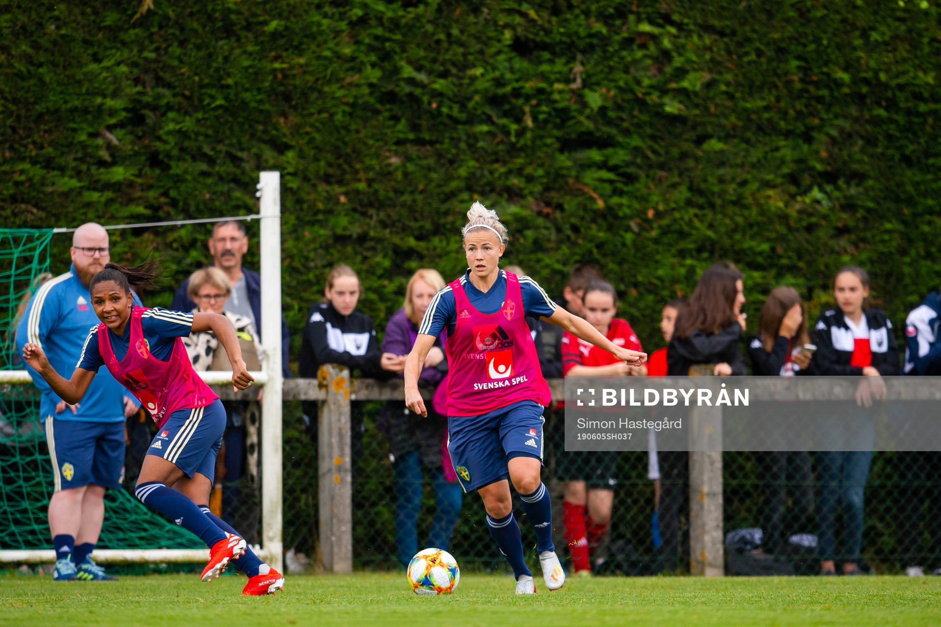 Hanna Glas of Swedish national women football team