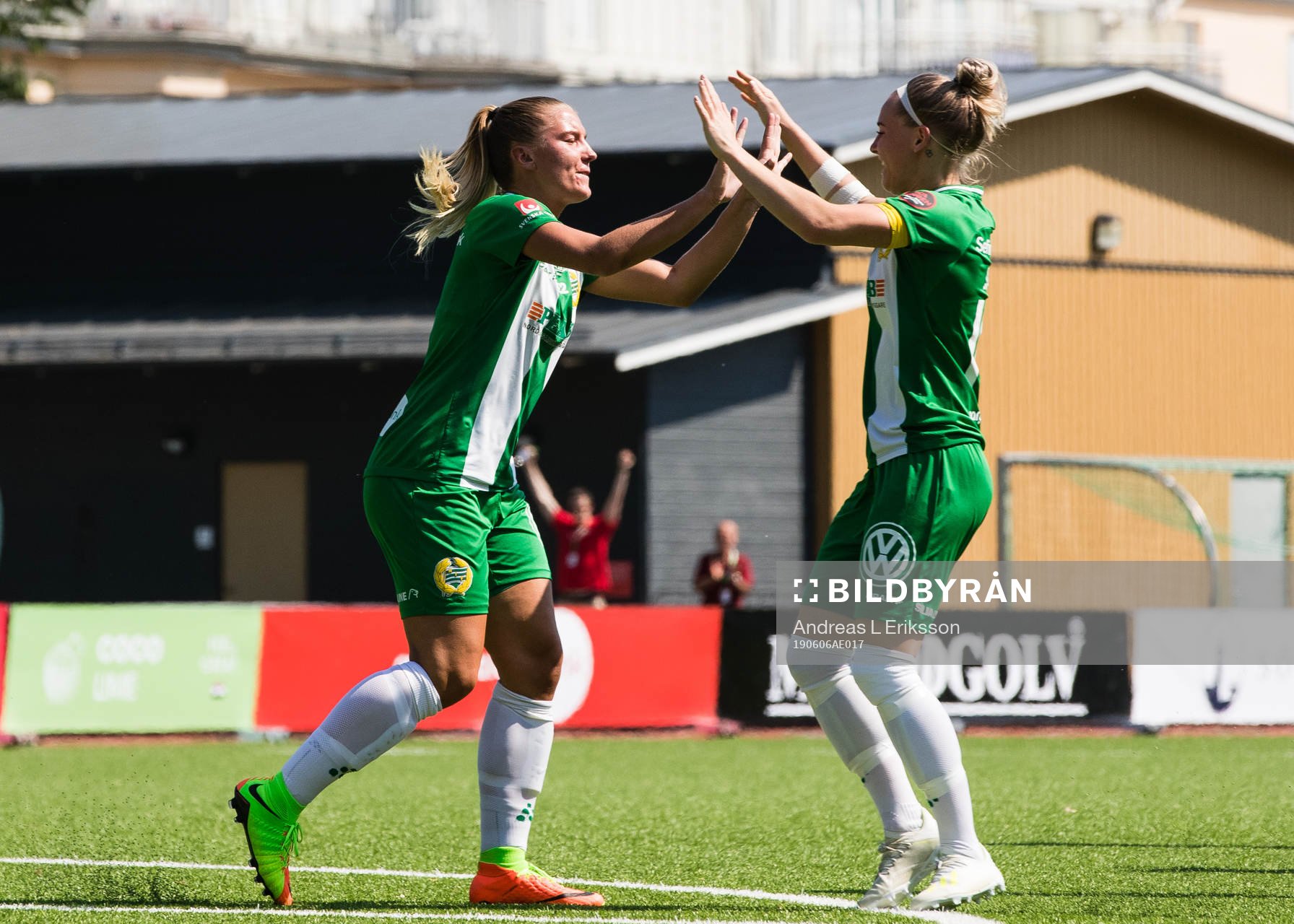 Hammarbys Louise Lillbäck jublar
