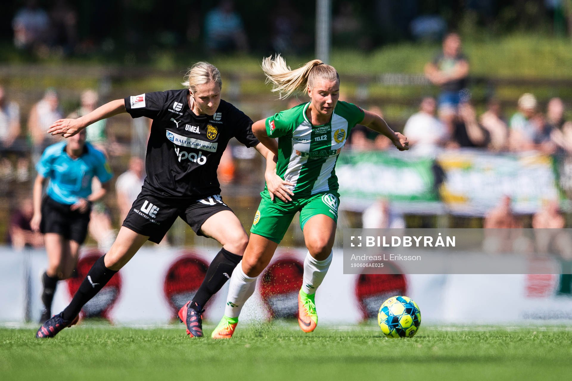 Umeås Nikolina Lundin Lundström och Hammarbys Louise