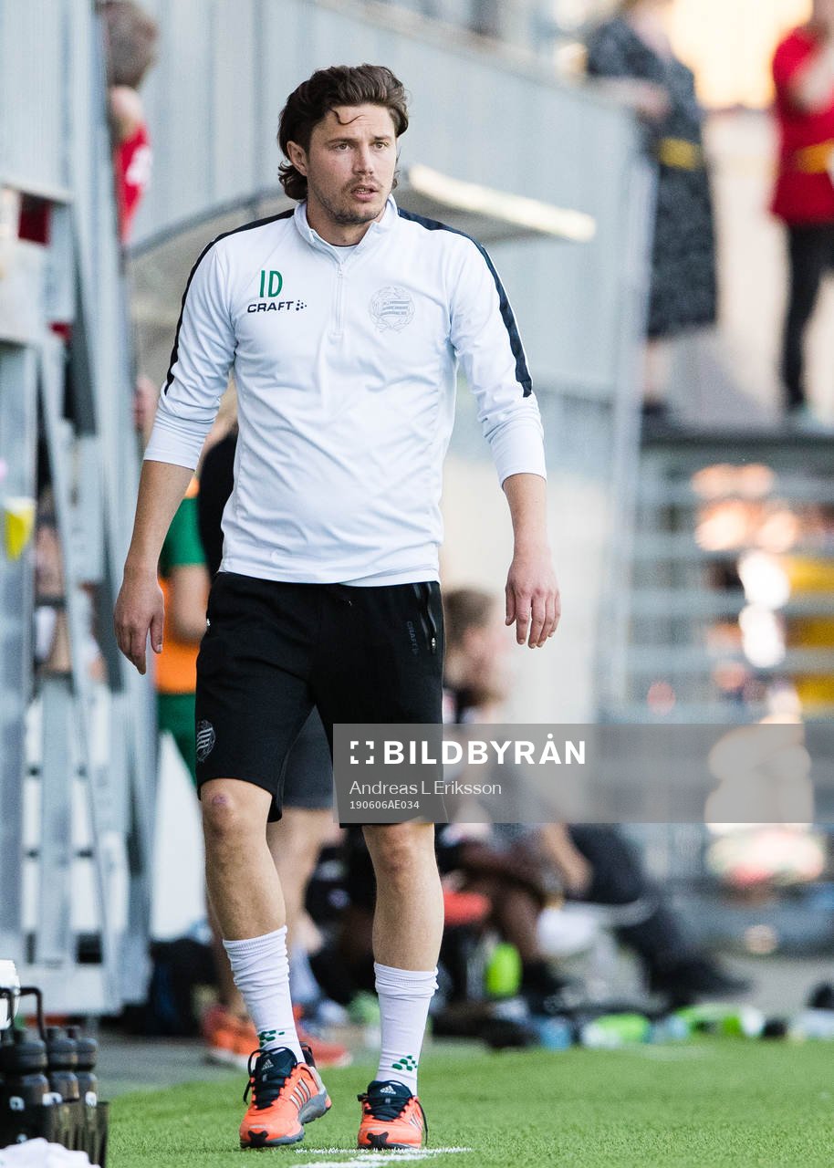 Hammarbys tränare Isak Dahlin