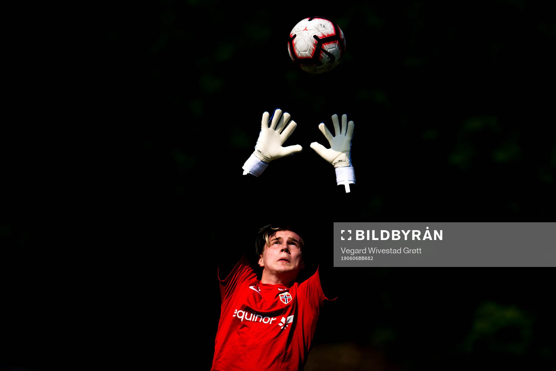 Goalkeeper Kristoffer Klaesson of Norway