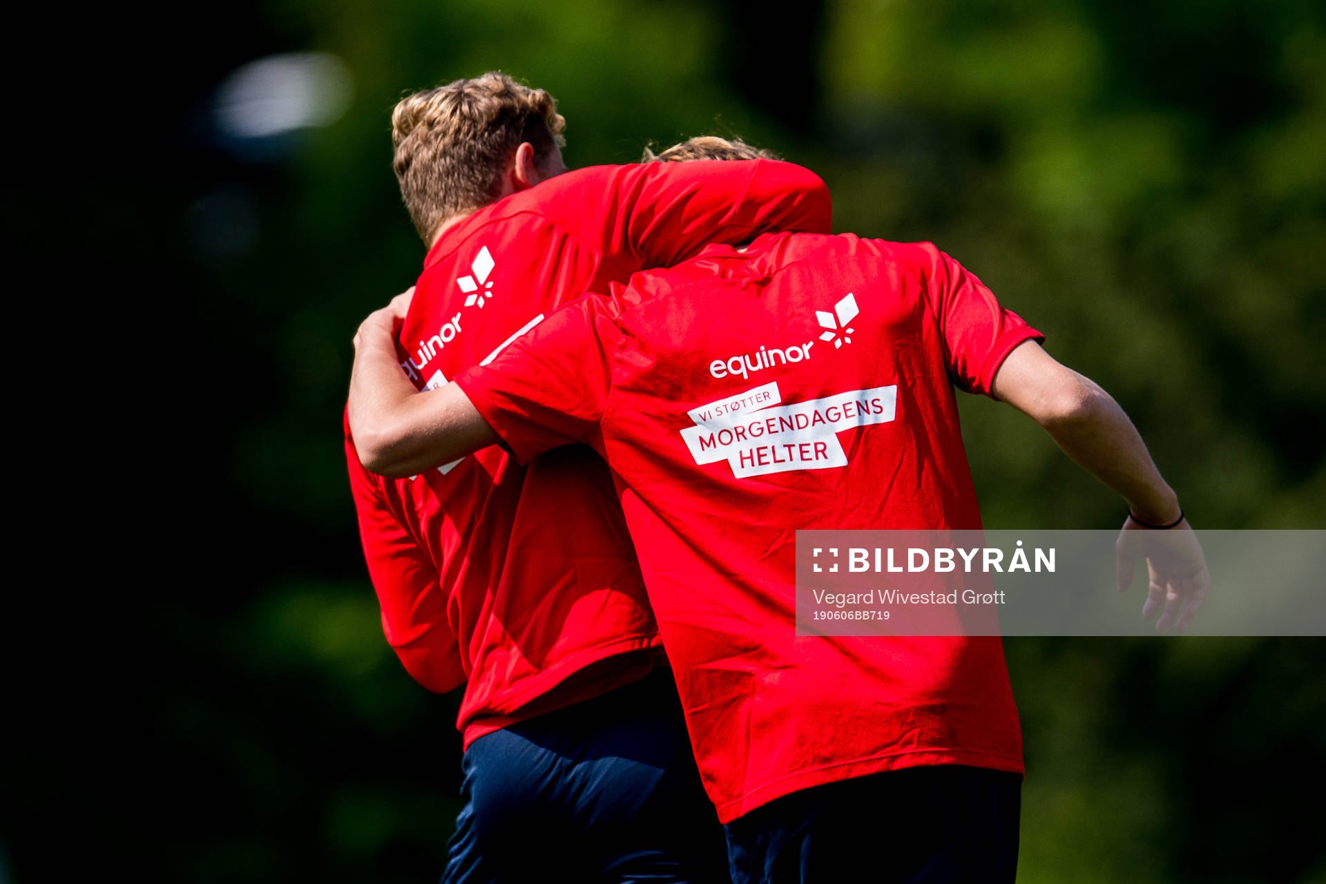 Two players of Norway