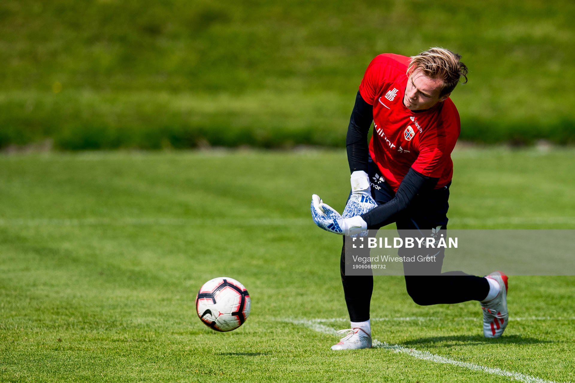 Goalkeeper Kristoffer Klaesson of Norway