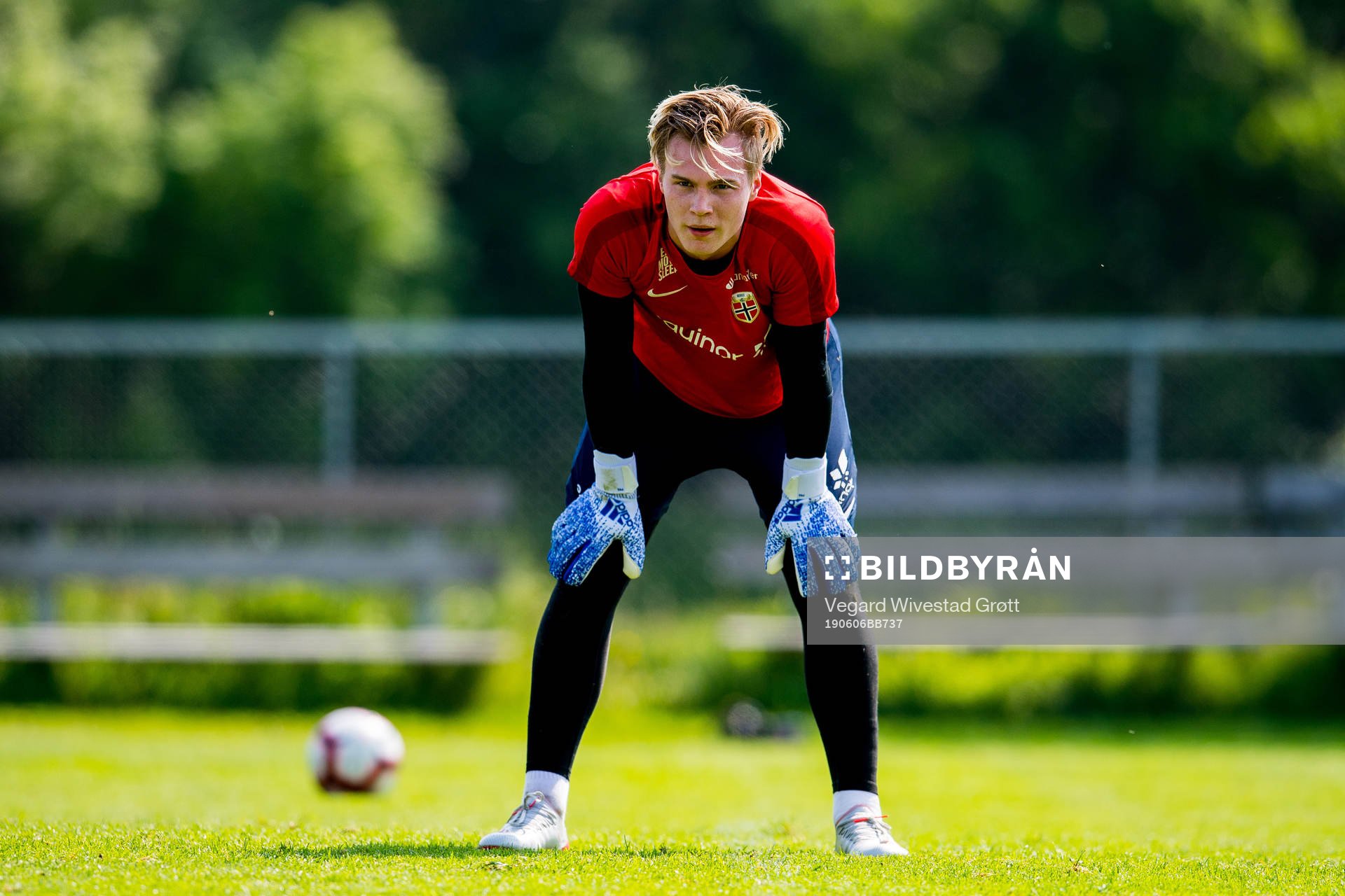 Goalkeeper Kristoffer Klaesson of Norway