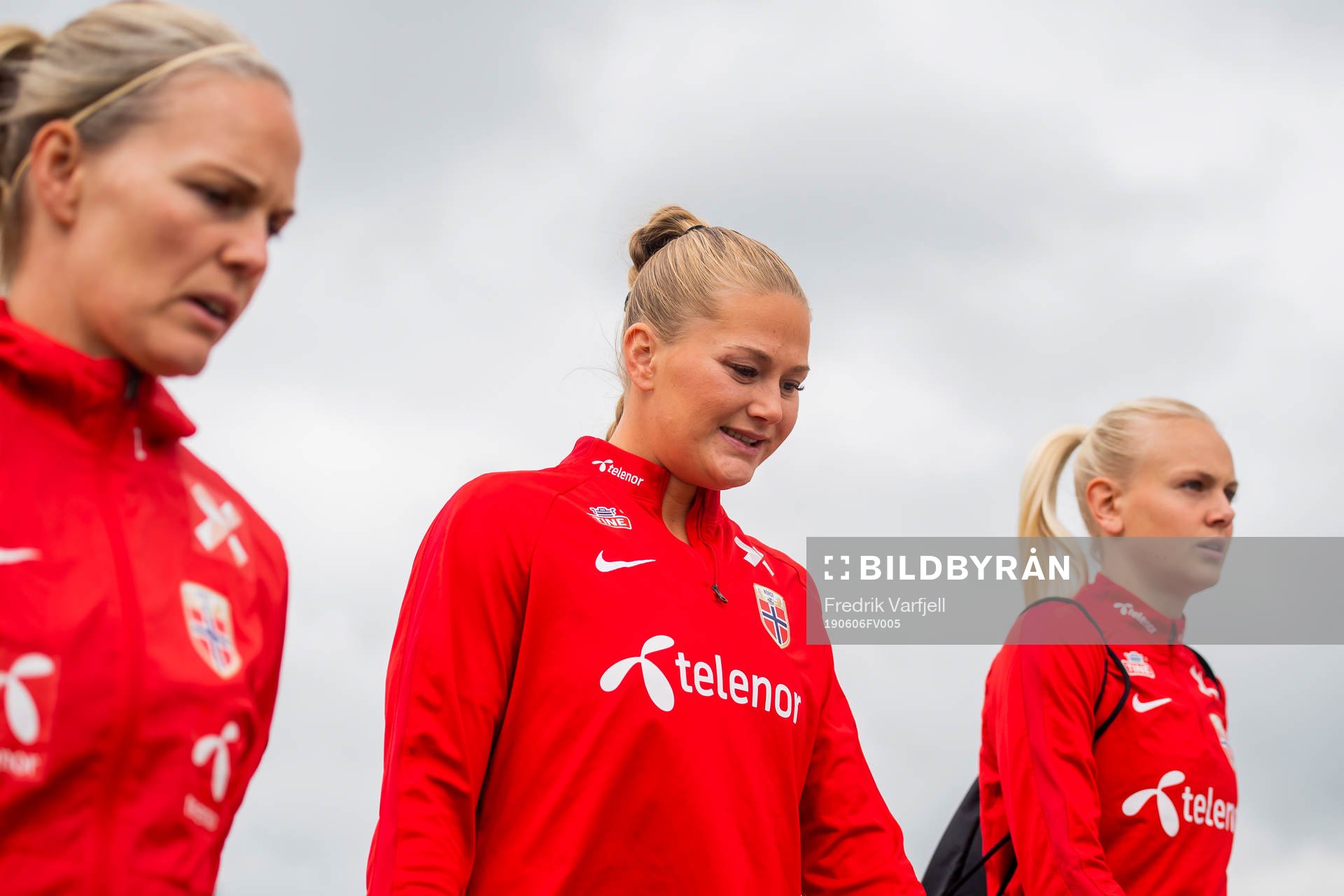 Goalkeeper Ingrid Hjelmseth, Lisa-Marie Karlseng Utland and