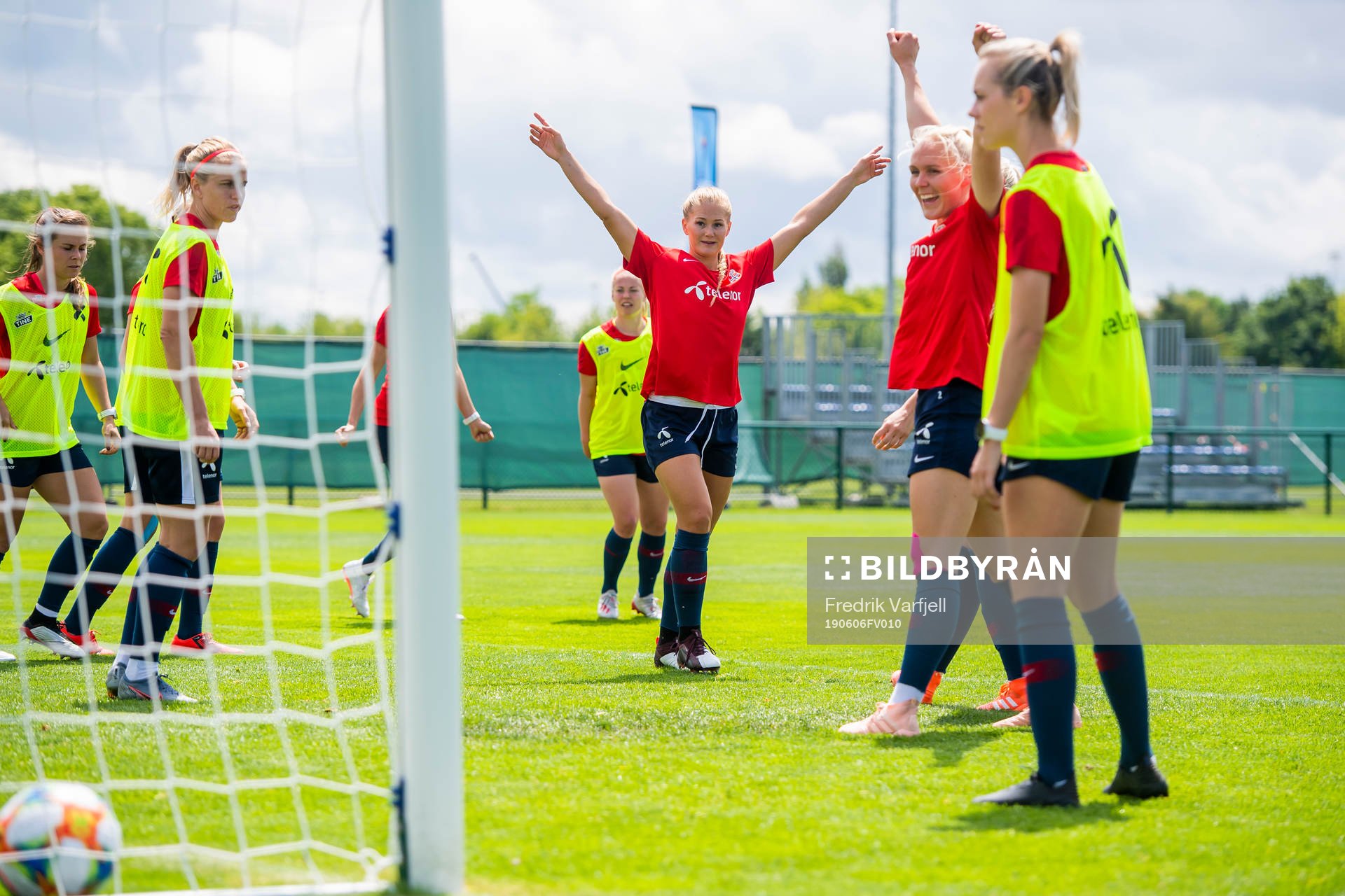 Lisa-Marie Karlseng Utland of Norway celebrates