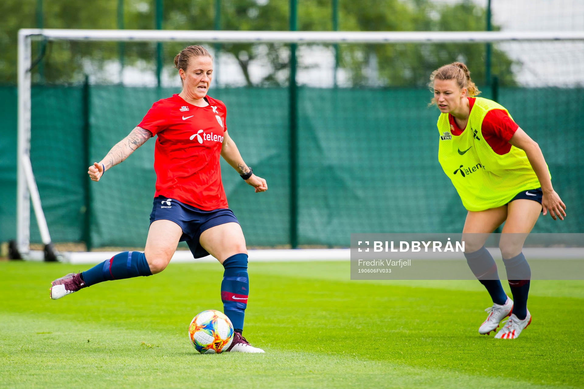 Isabell Lehn Herlovsen and Synne Skinnes Hansen of Norway