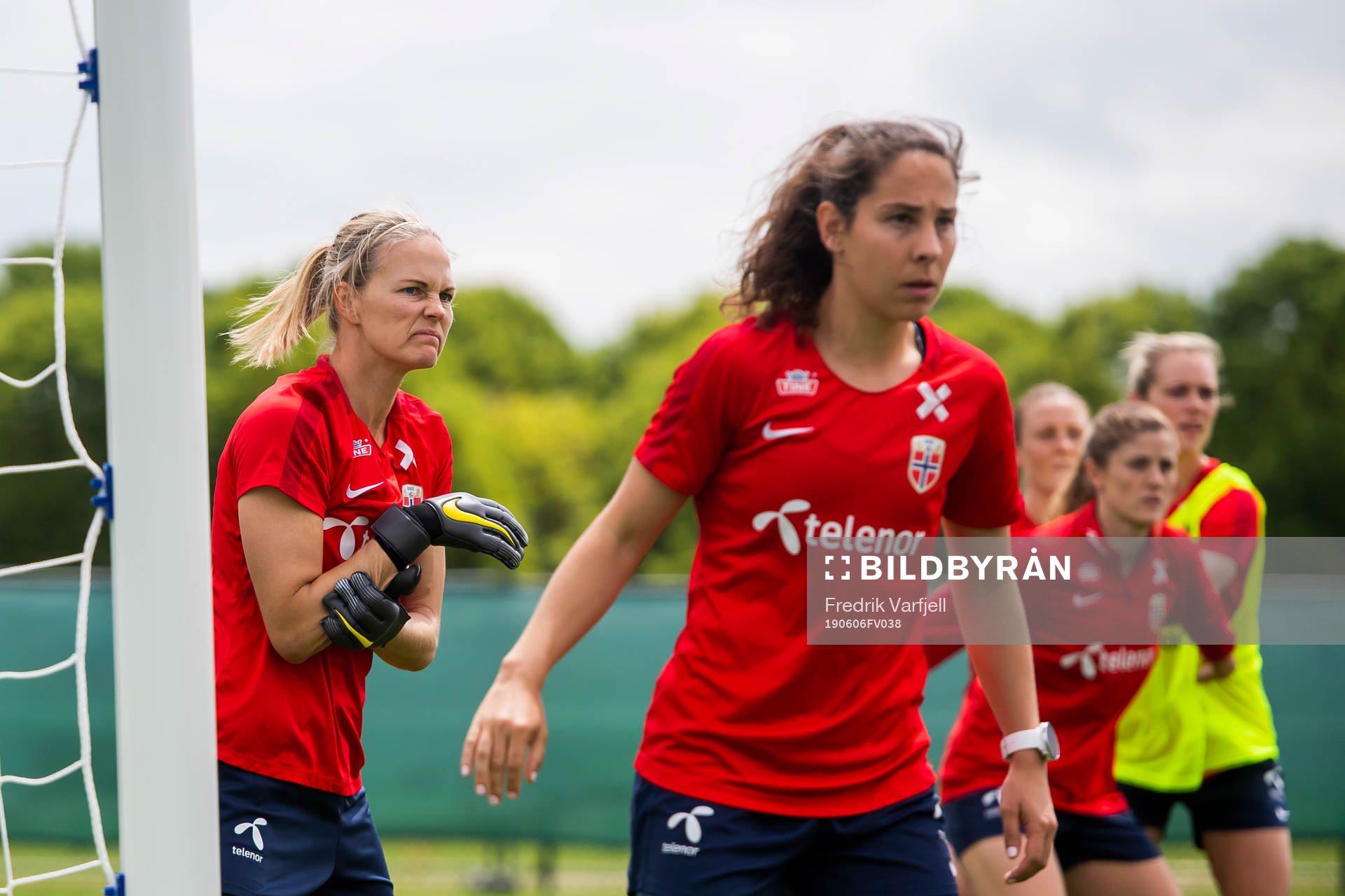 Goalkeeper Ingrid Hjelmseth of Norway