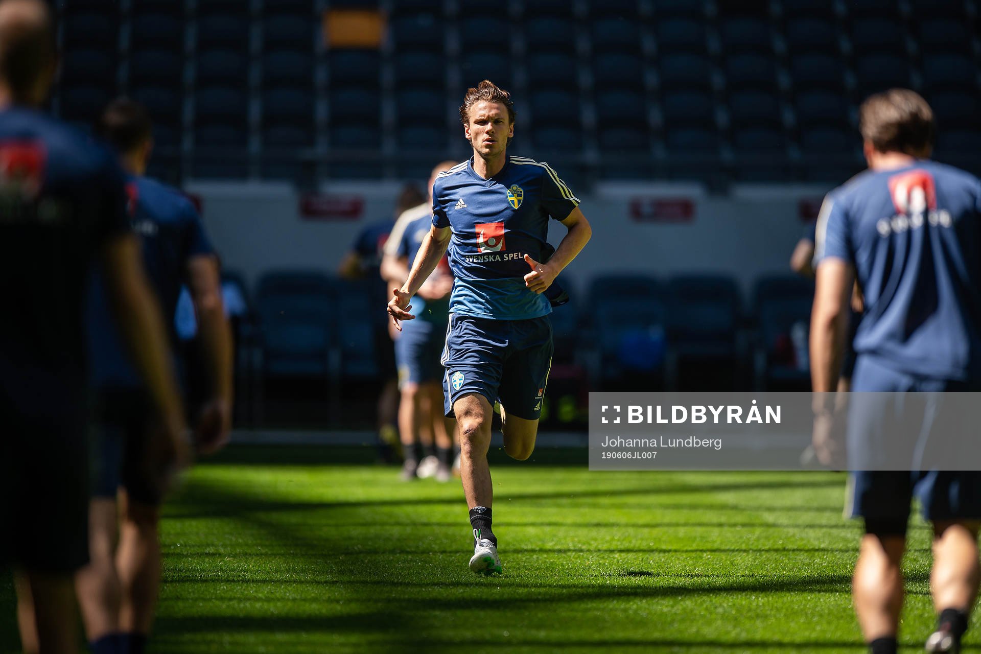 Albin Ekdal of the Swedish national football team