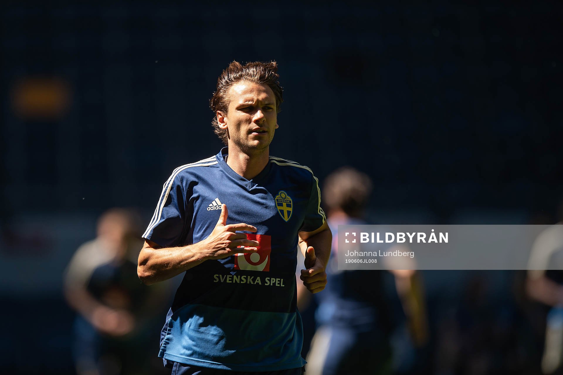 Albin Ekdal of the Swedish national football team