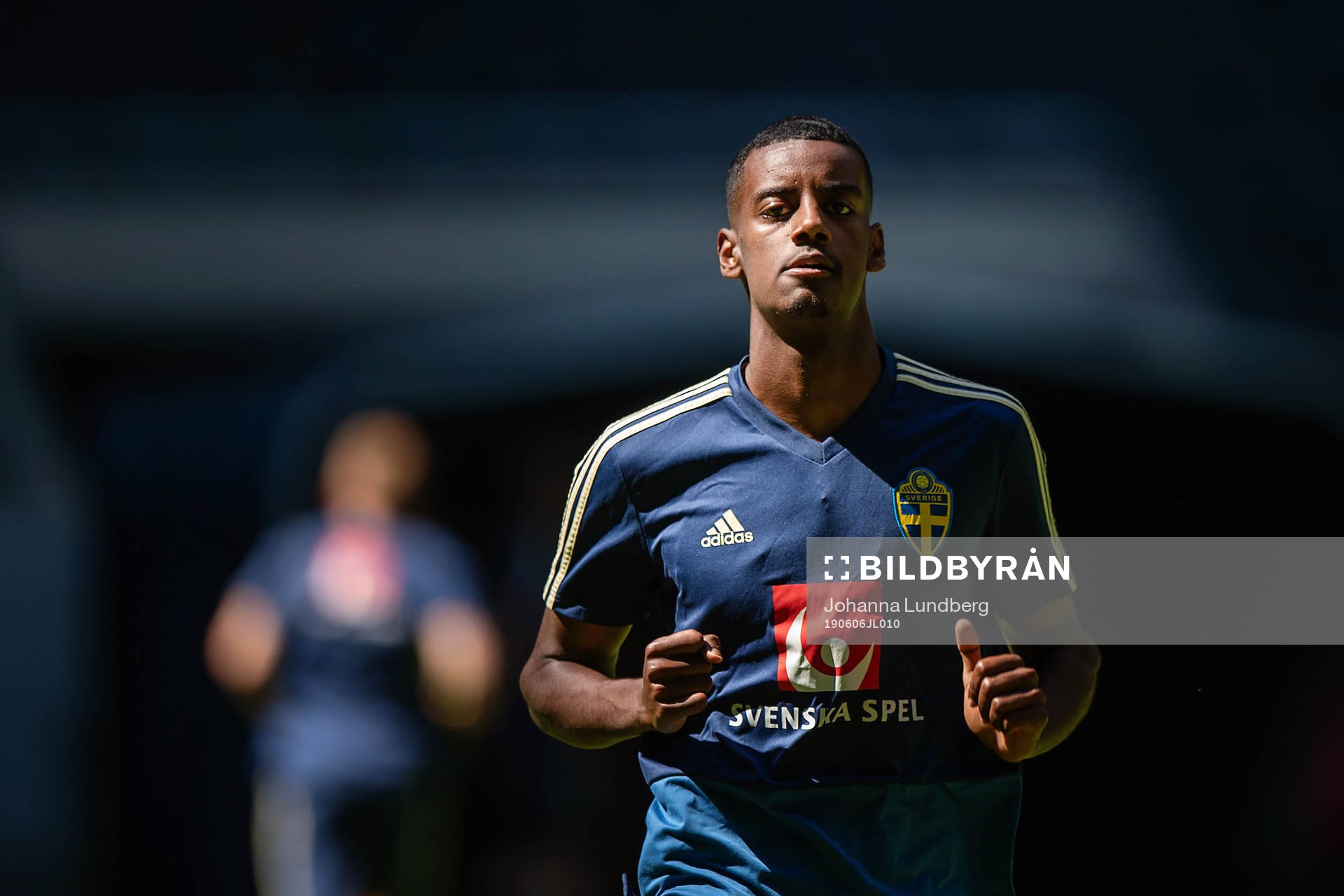 Alexander Isak of the Swedish national football team