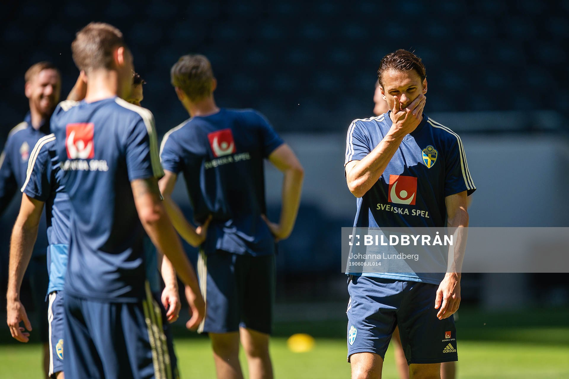 Albin Ekdal of the Swedish national football team