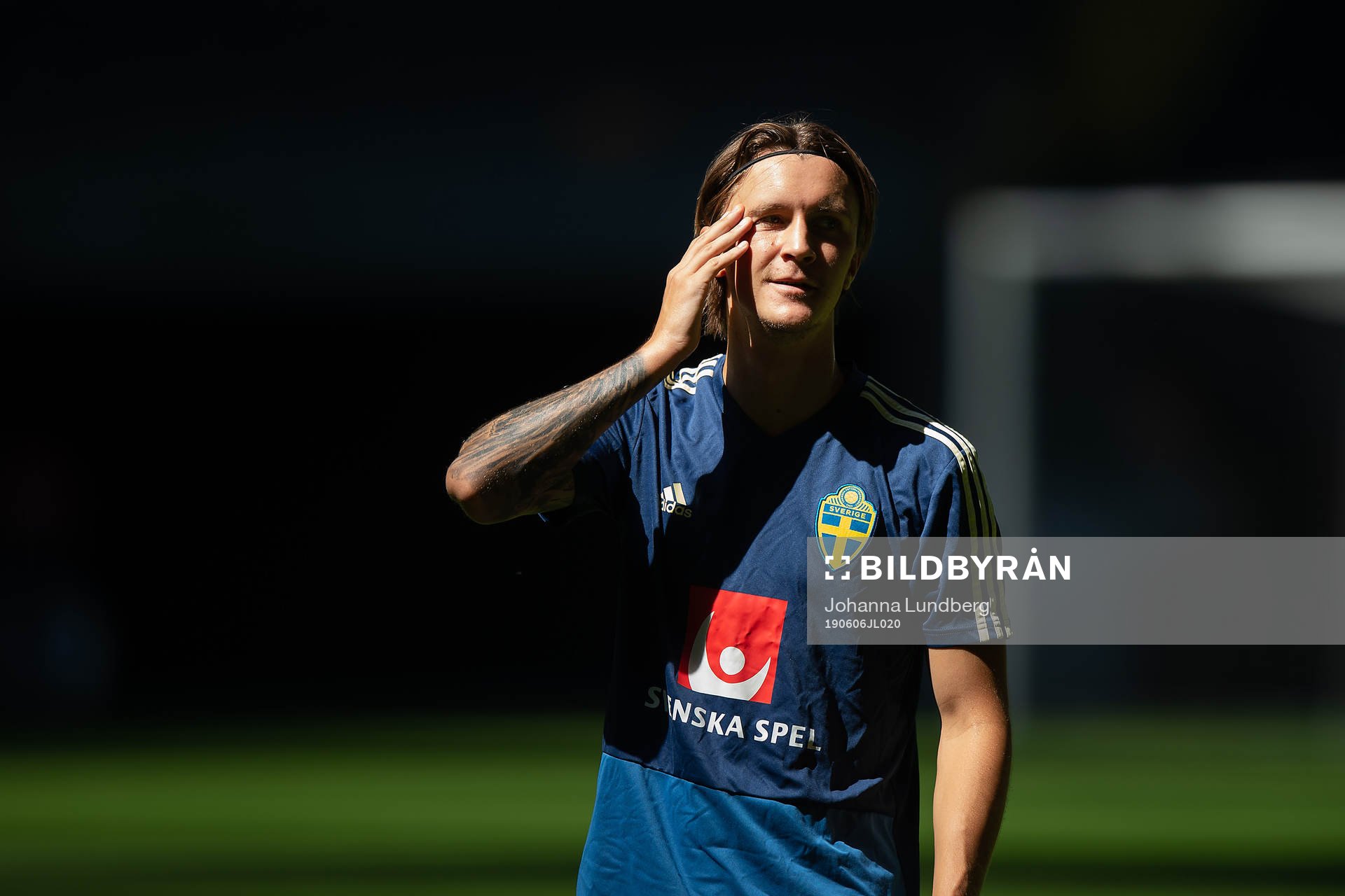 Kristoffer Olsson of the Swedish national football team