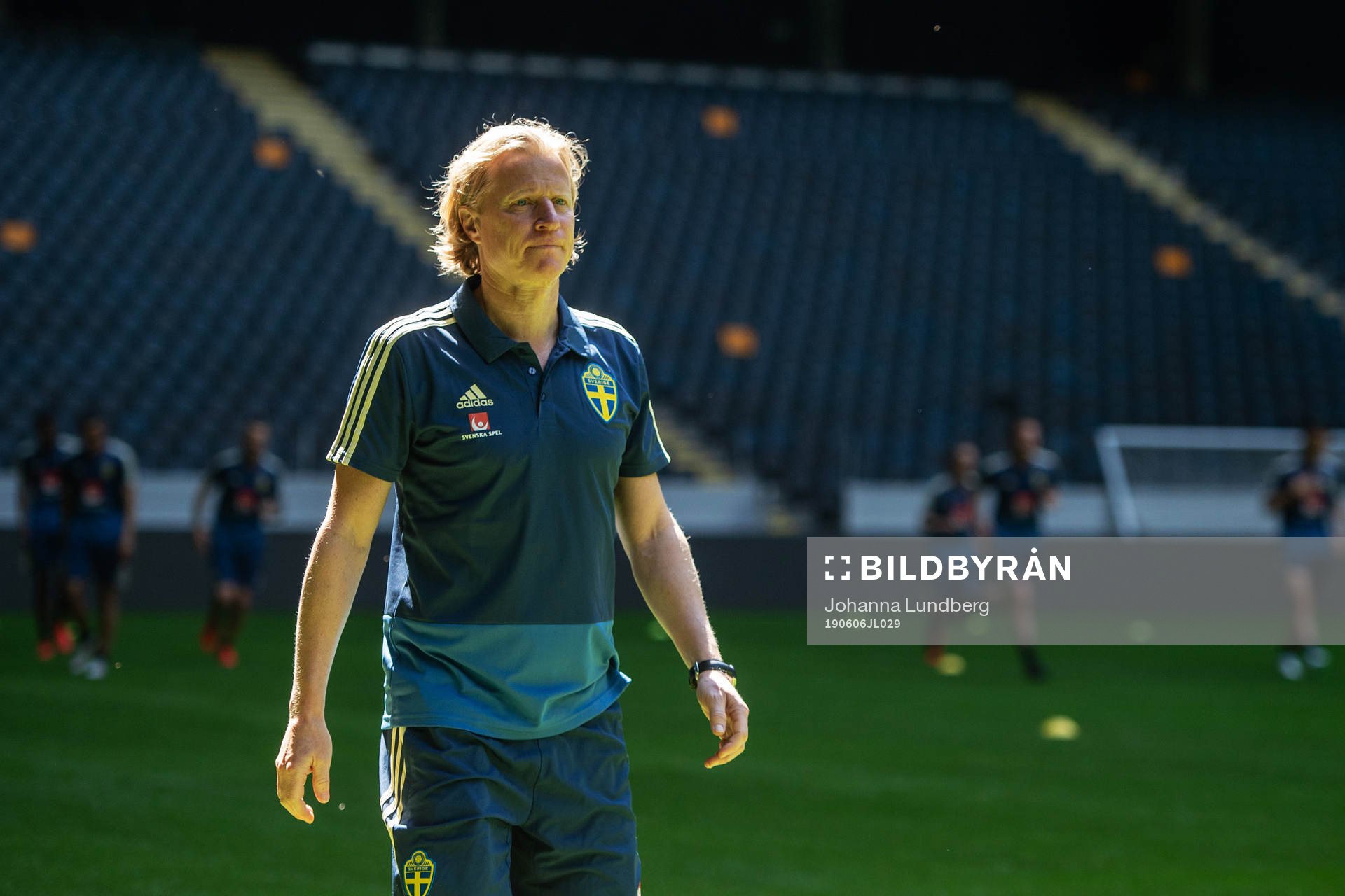 Team manager Stefan Pettersson of the Swedish national