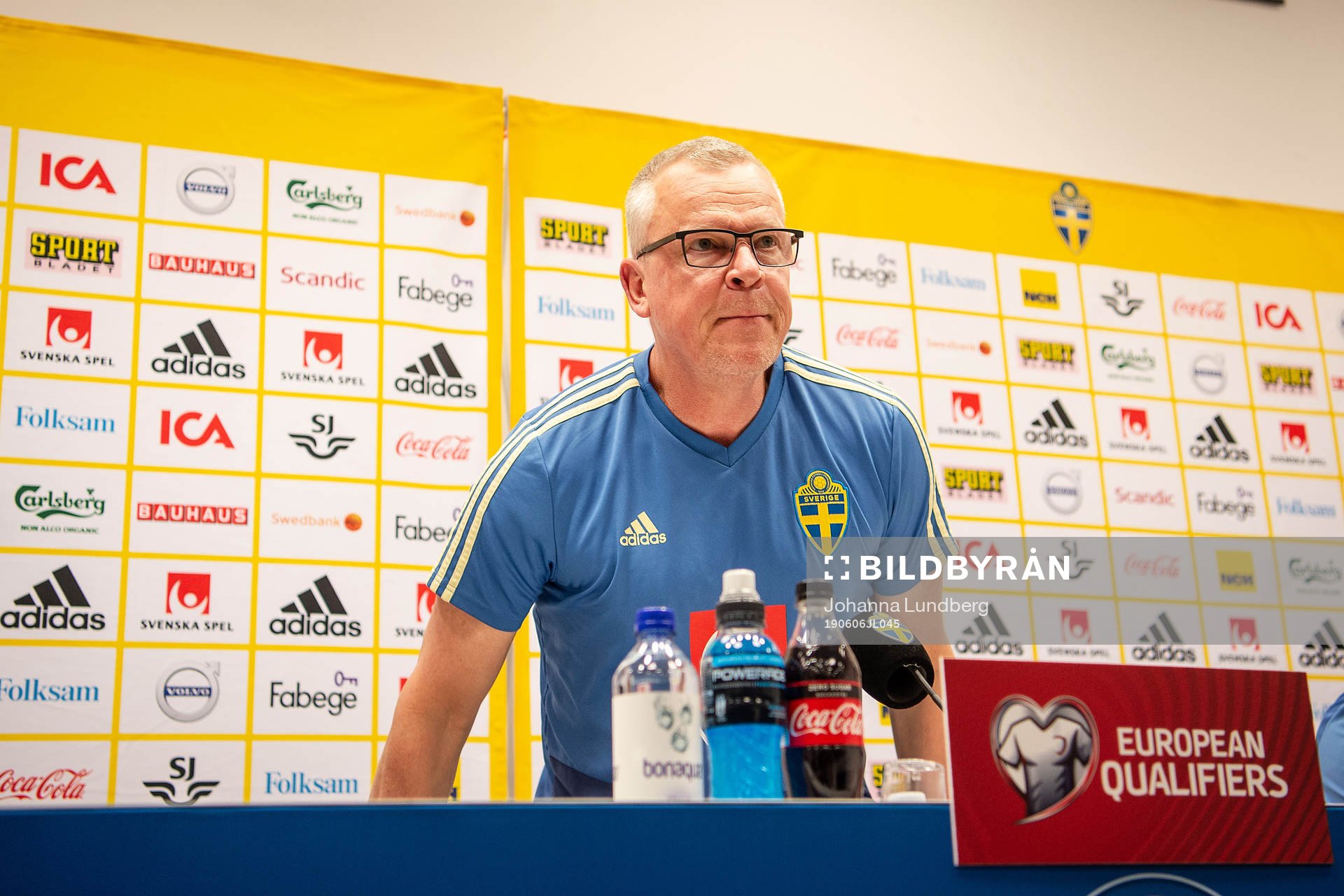 Head coach Janne Andersson of the Swedish national football