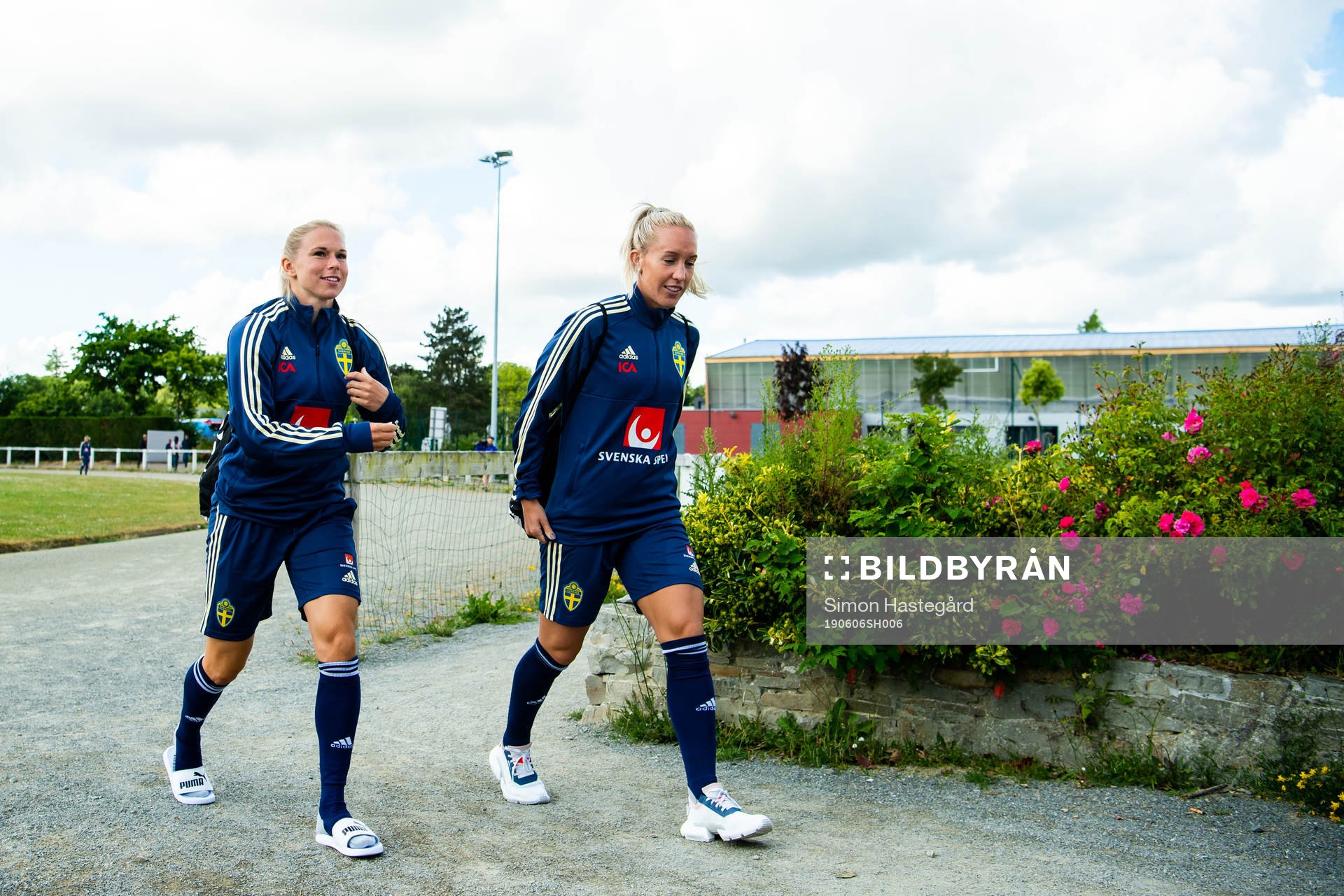 Jonna Andersson and Julia Roddar of Swedish national women