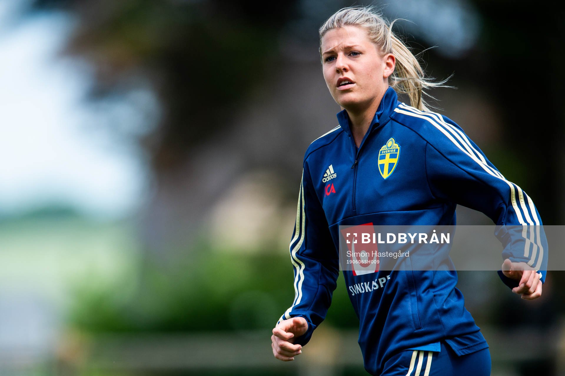 Olivia Schough of Swedish national women football team
