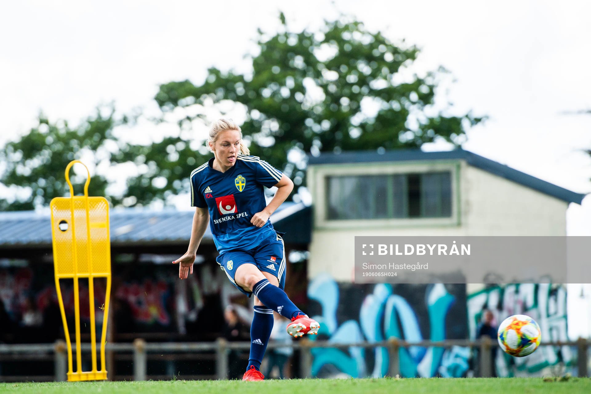 Mimmi Larsson of Swedish national women football team