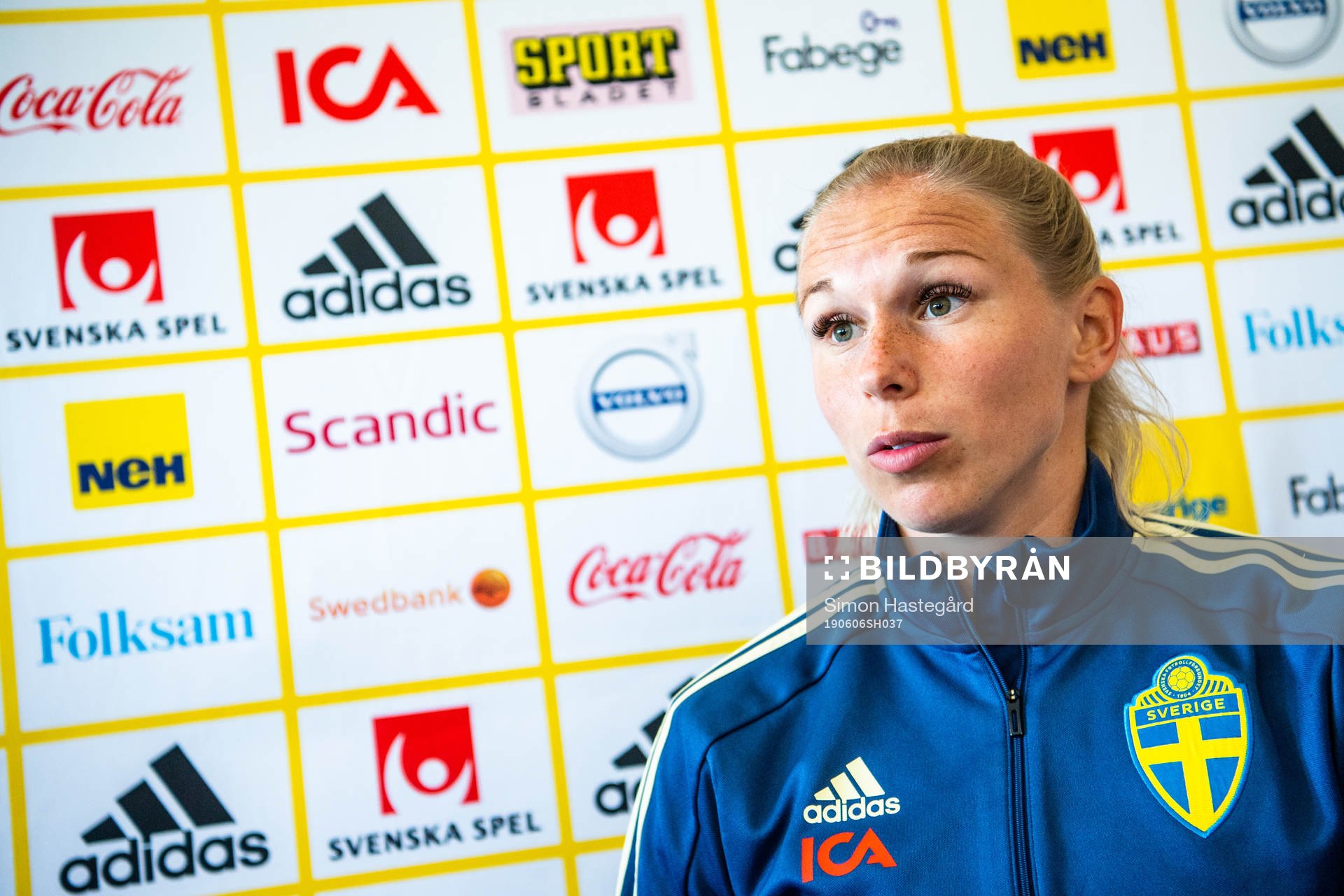 Jonna Andersson of Swedish national women football team