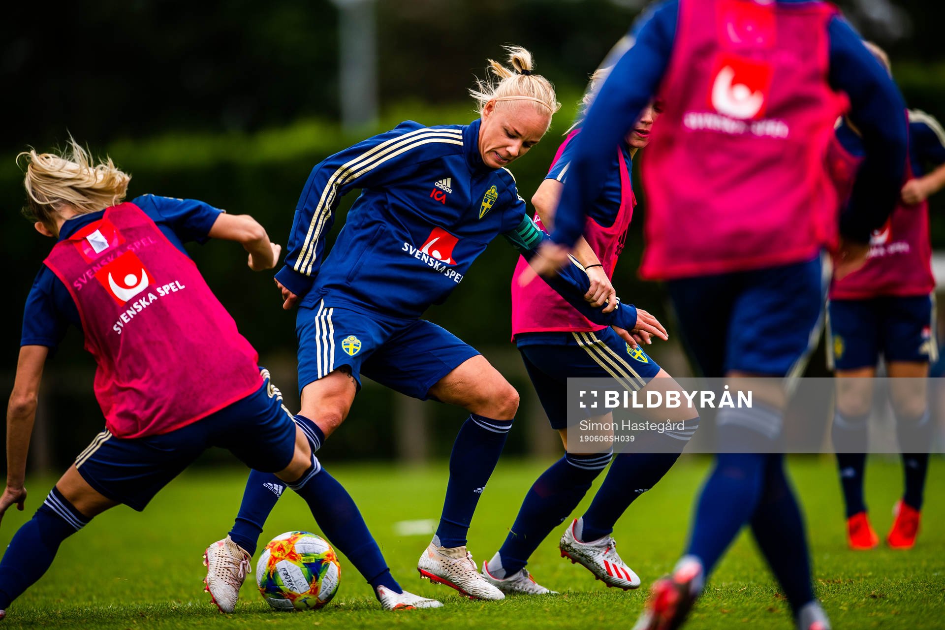 Caroline Seger of Swedish national women football team