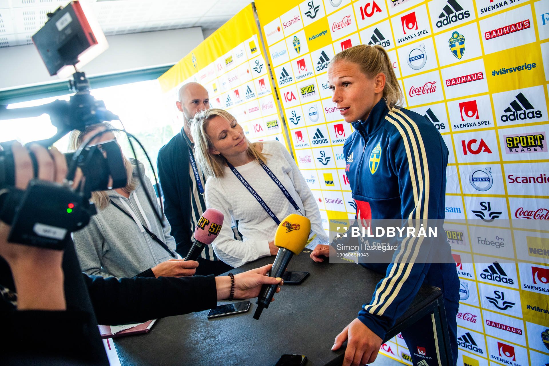 Jonna Andersson of Swedish national women football team