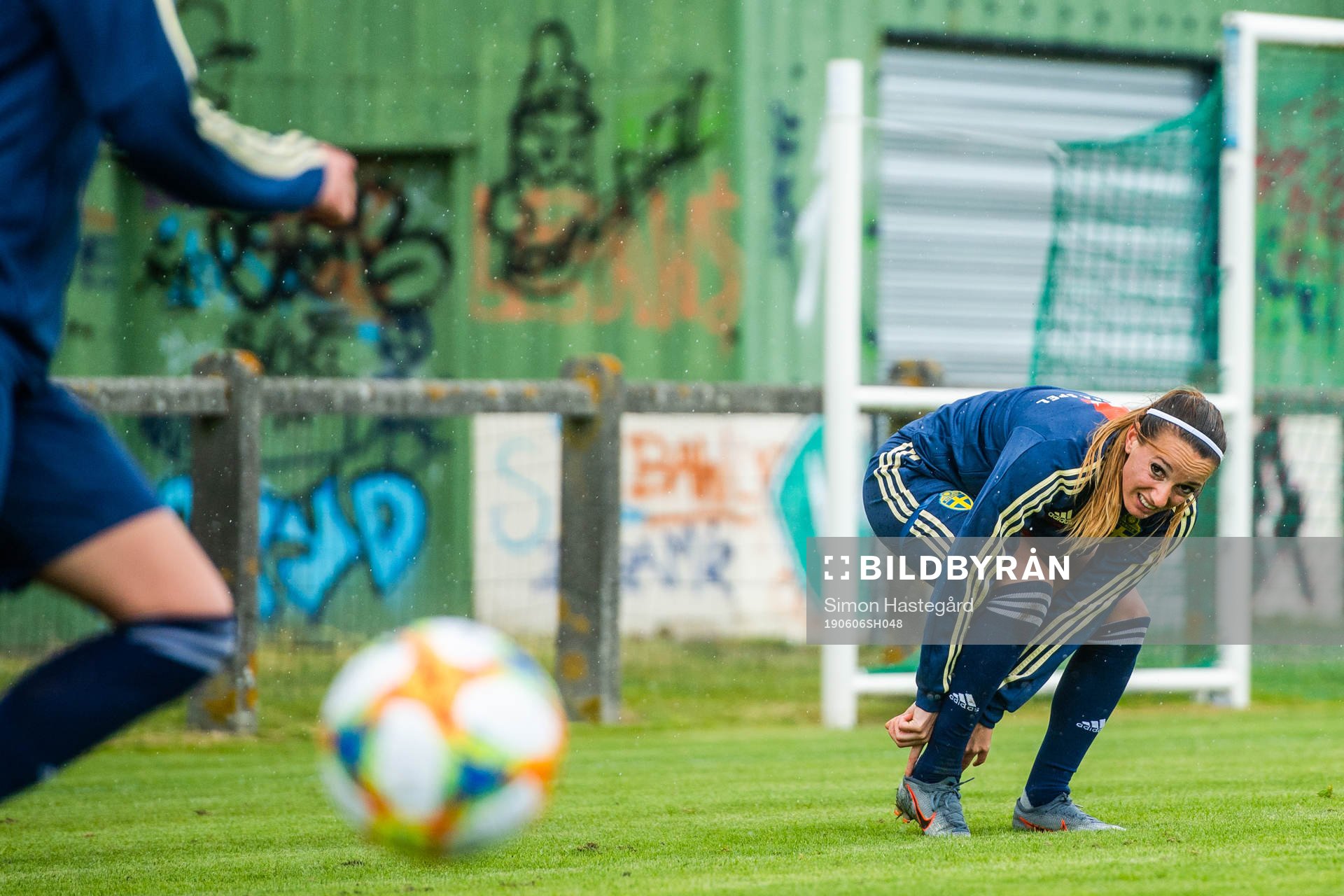 Kosovare Asllani of Swedish national women football team in