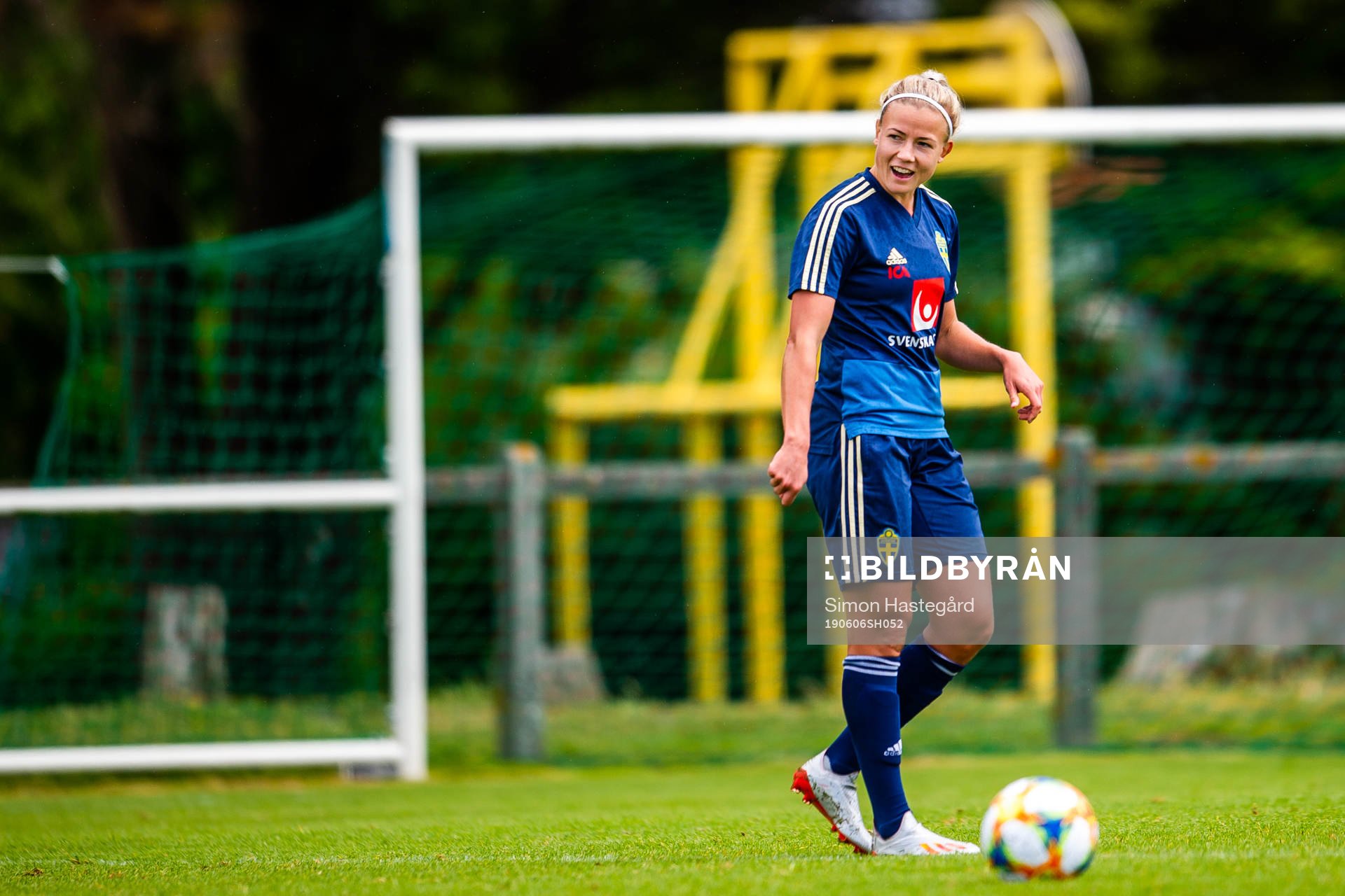 Hanna Glas of Swedish national women football team
