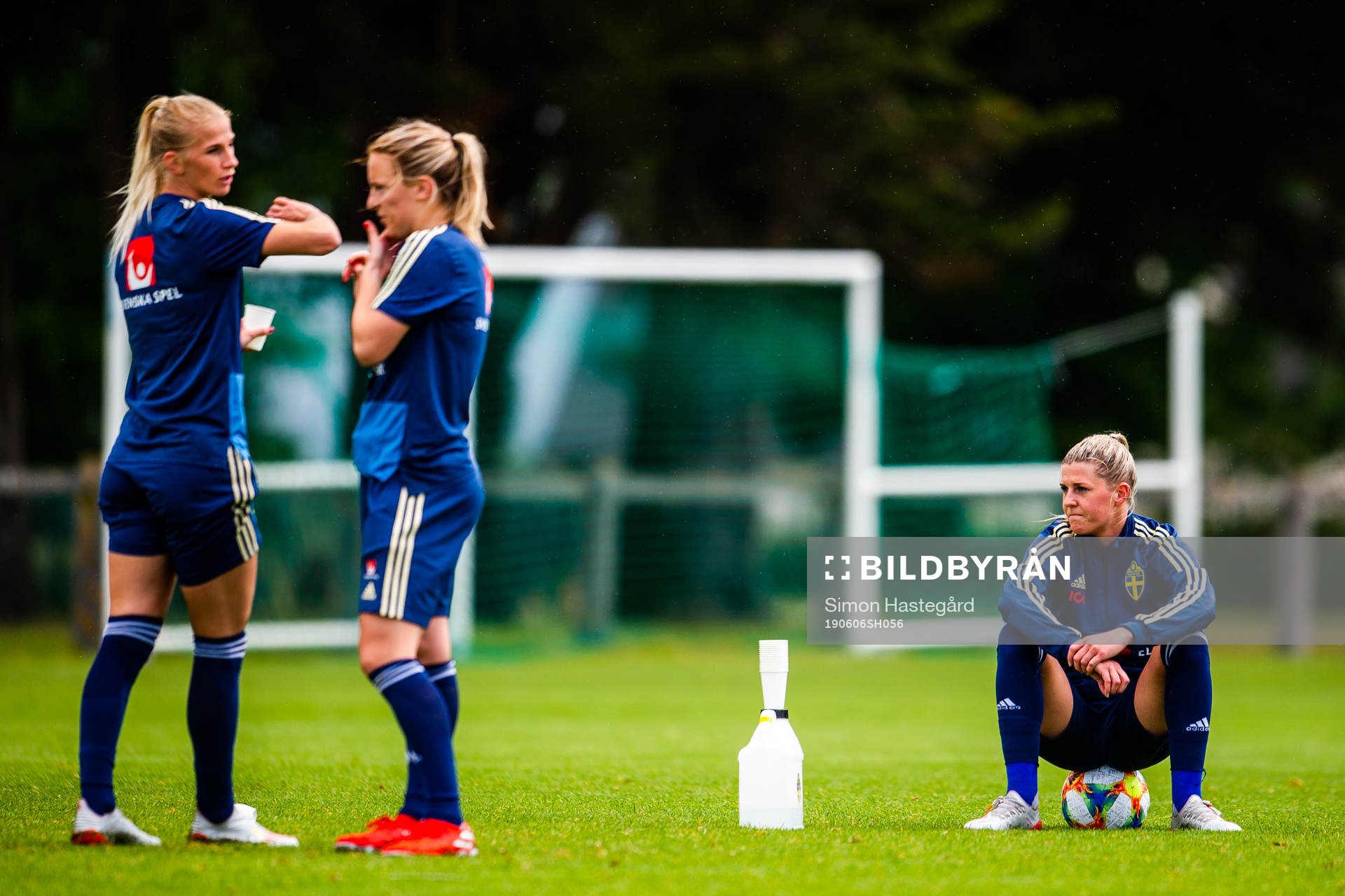 Sofia Jakobsson, Mimmi Larsson and Olivia Schough of