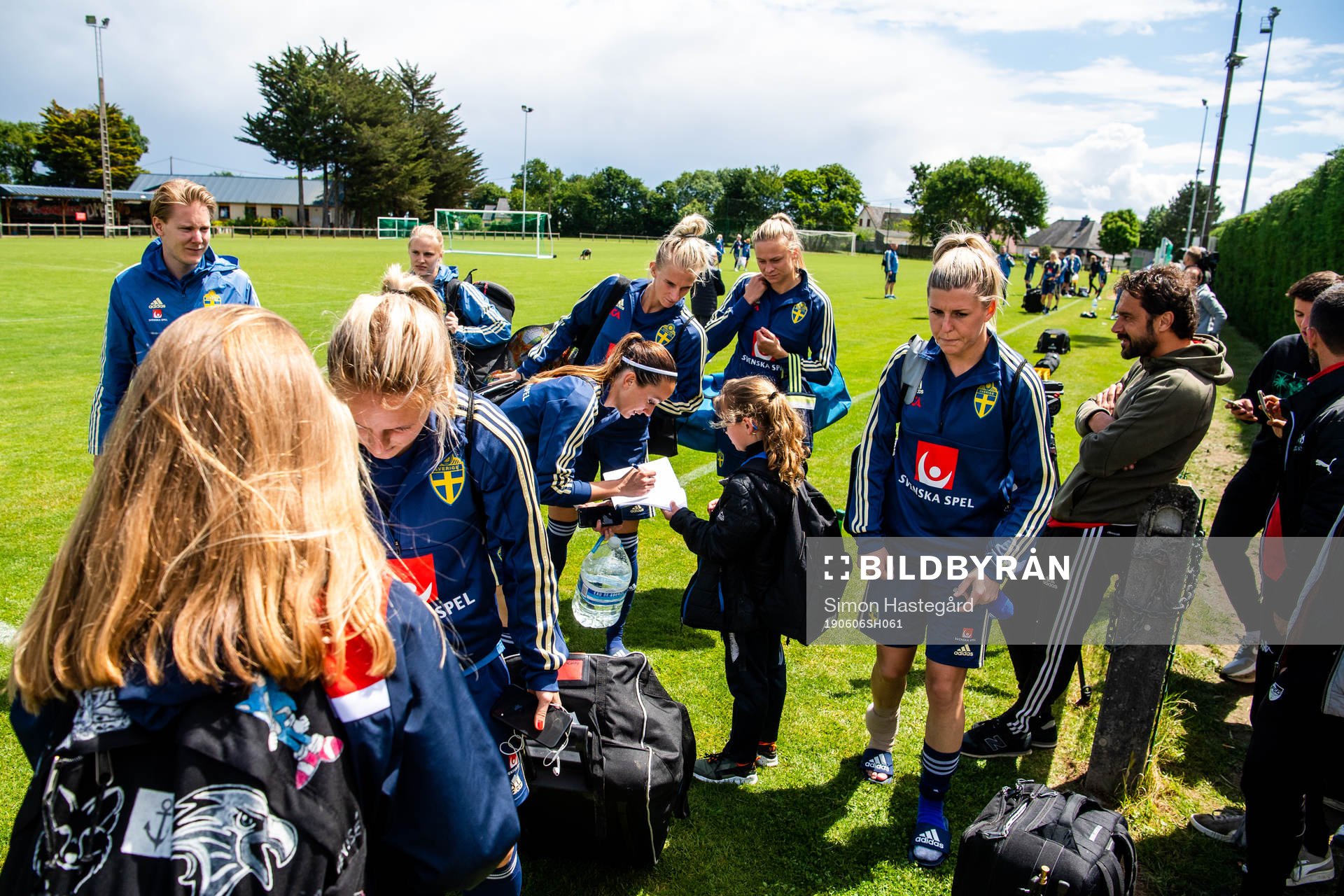 Mimmi Larsson, Kosovare Asllani , Sofia Jakobsson,