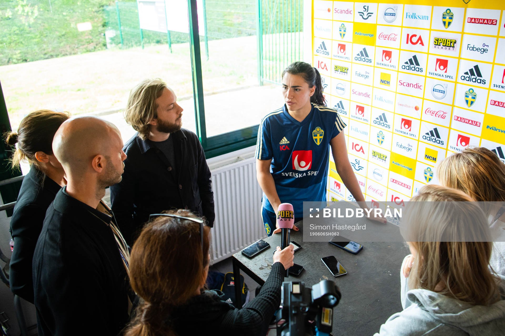 Goalkeeper Zecira Musovic of Swedish national women