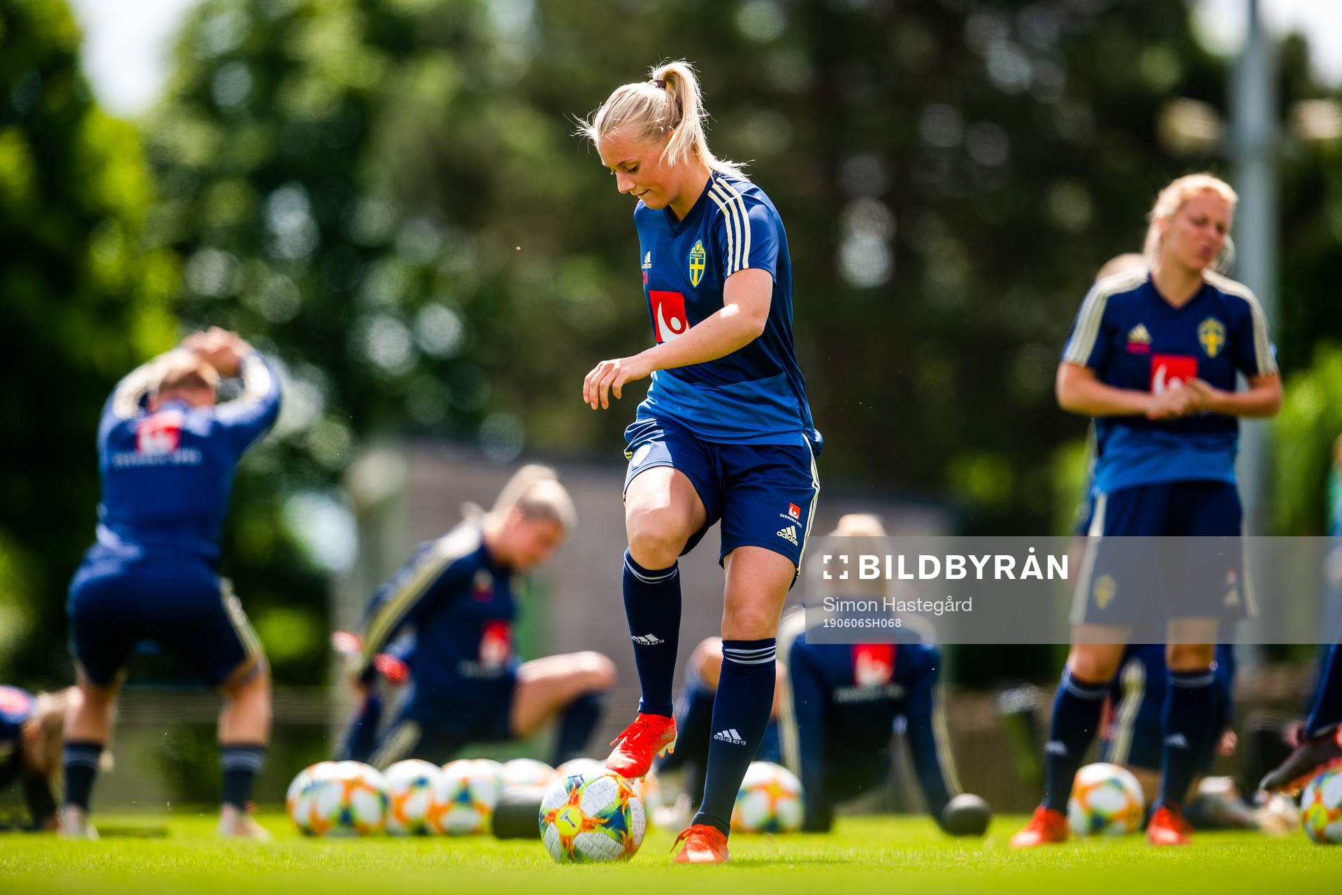 Stina Blackstenius of Swedish national women football team