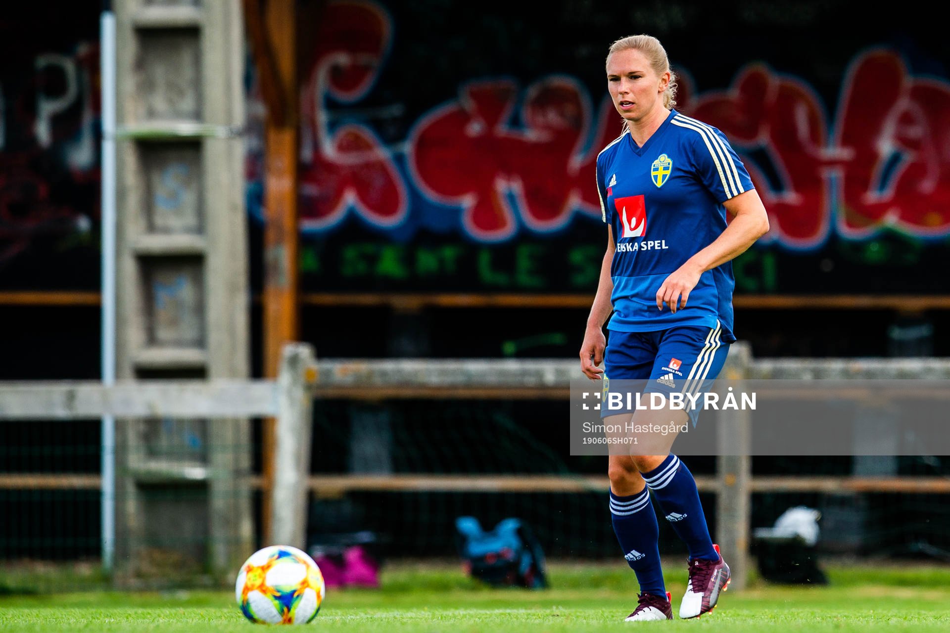 Jonna Andersson of Swedish national women football team