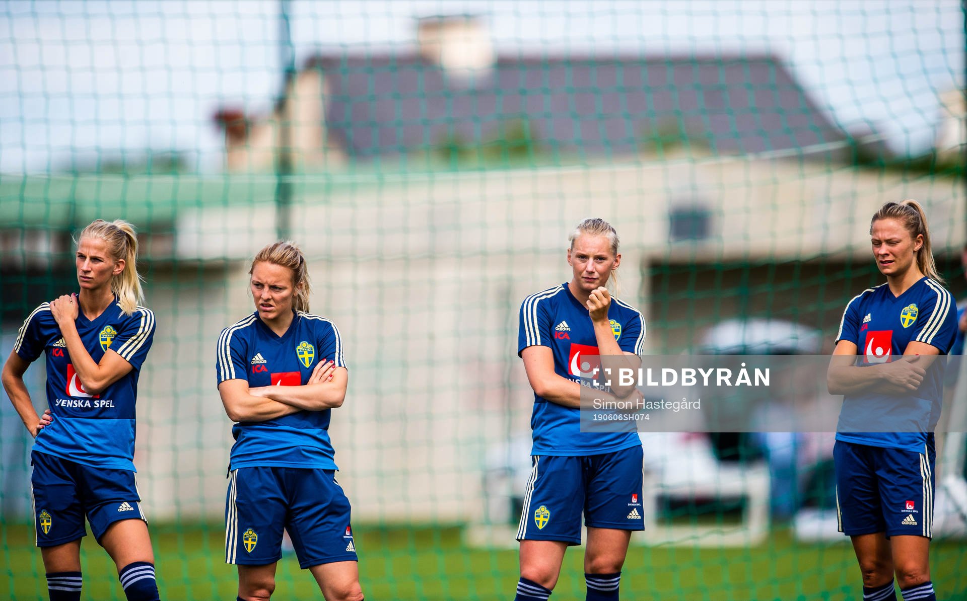 Sofia Jakobsson , Mimmi Larsson, Stina Blackstenius and