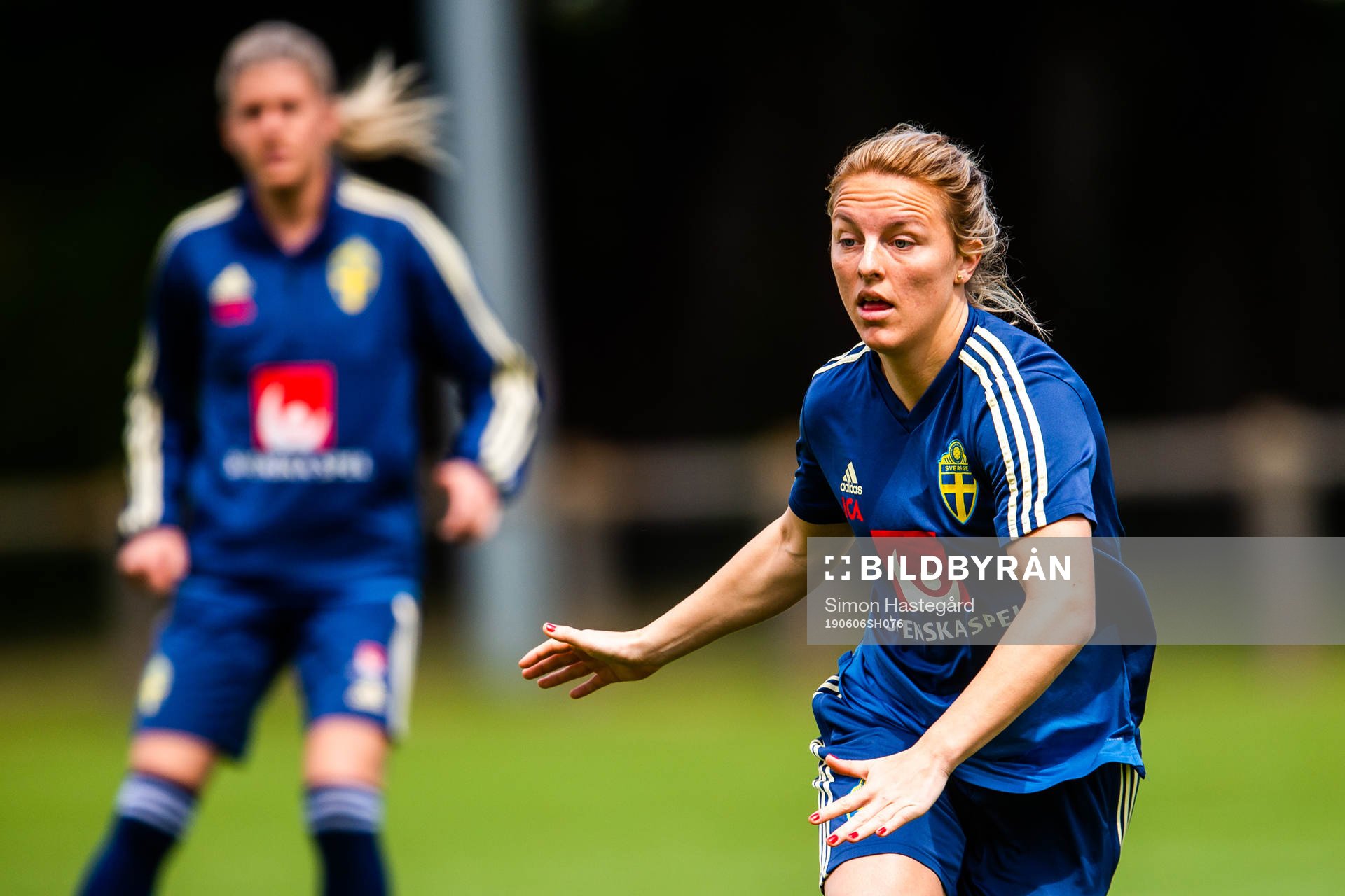 Mimmi Larsson of Swedish national women football team