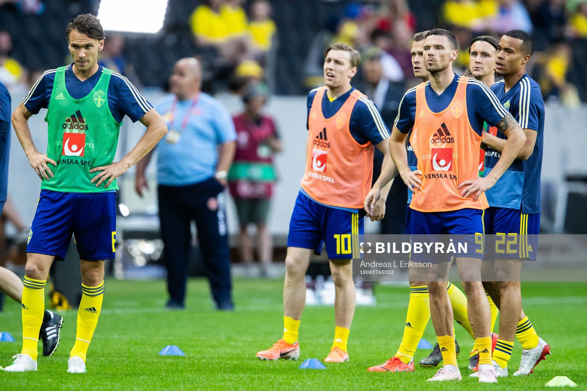 Albin Ekdal, Emil Forsberg, Marcus Berg and Robin Quaison