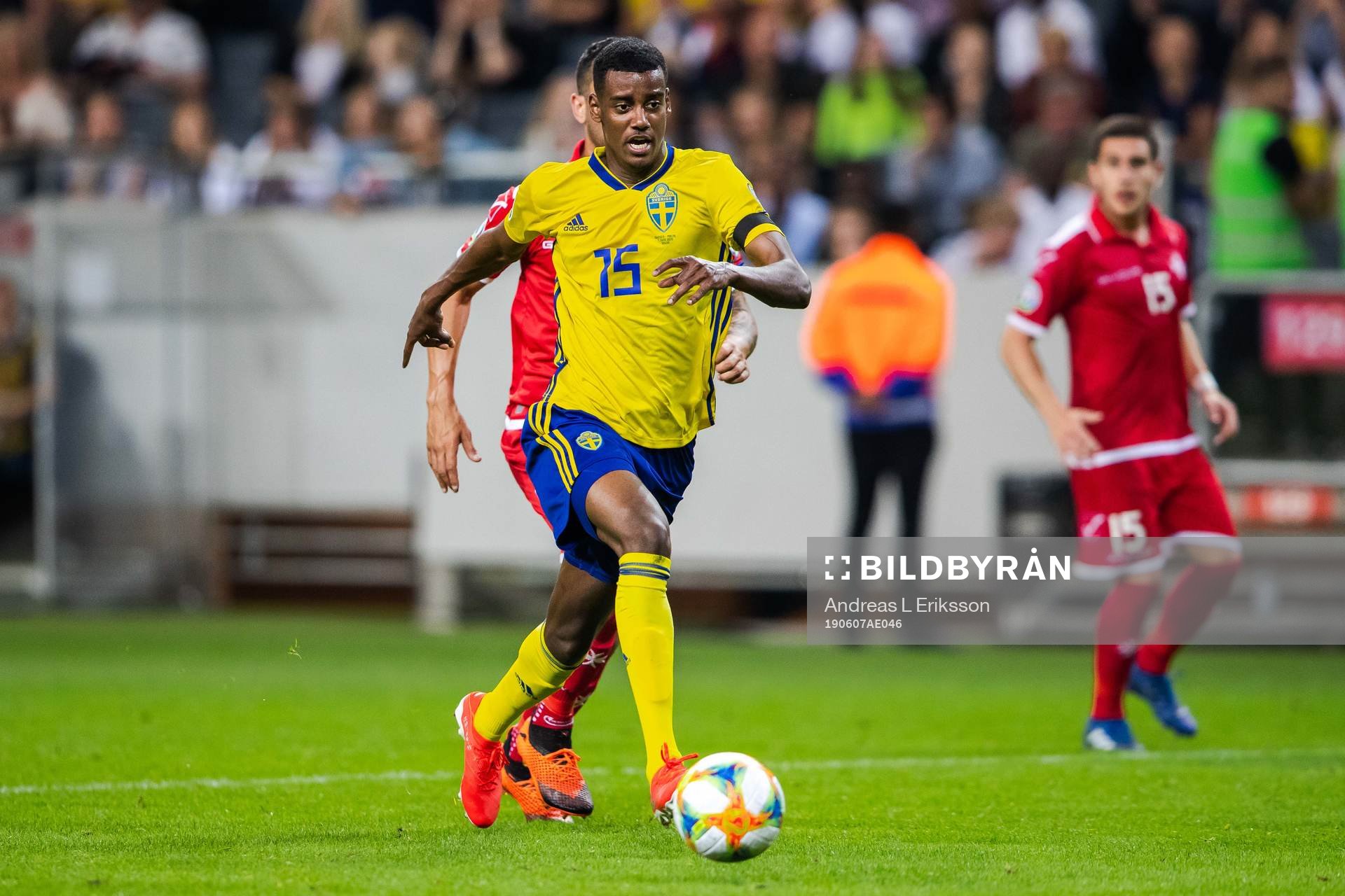 Alexander Isak of Sweden