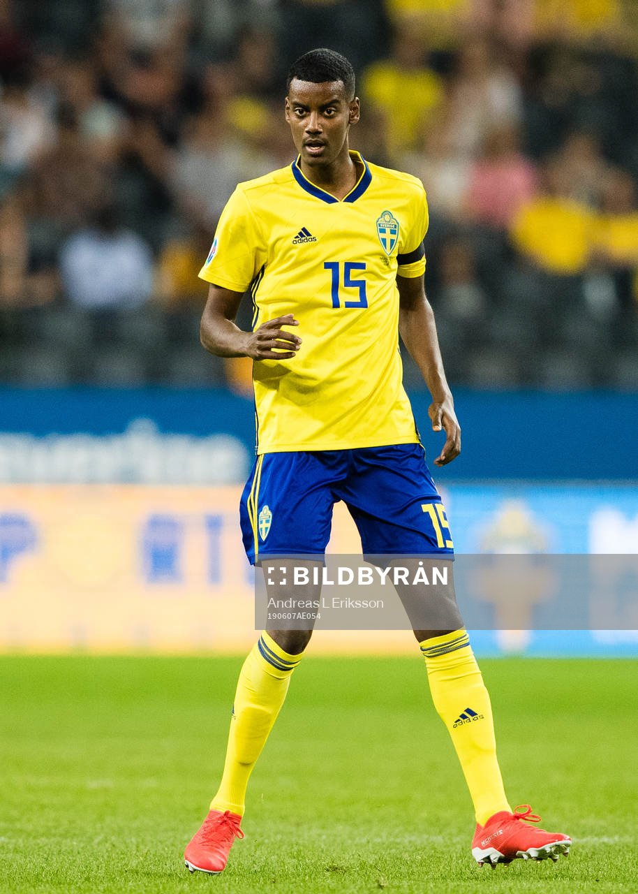 Alexander Isak of Sweden