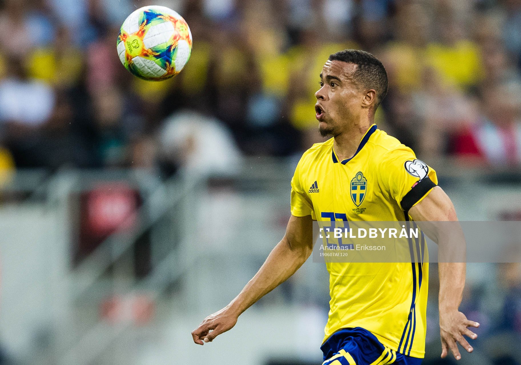 Robin Quaison of Sweden