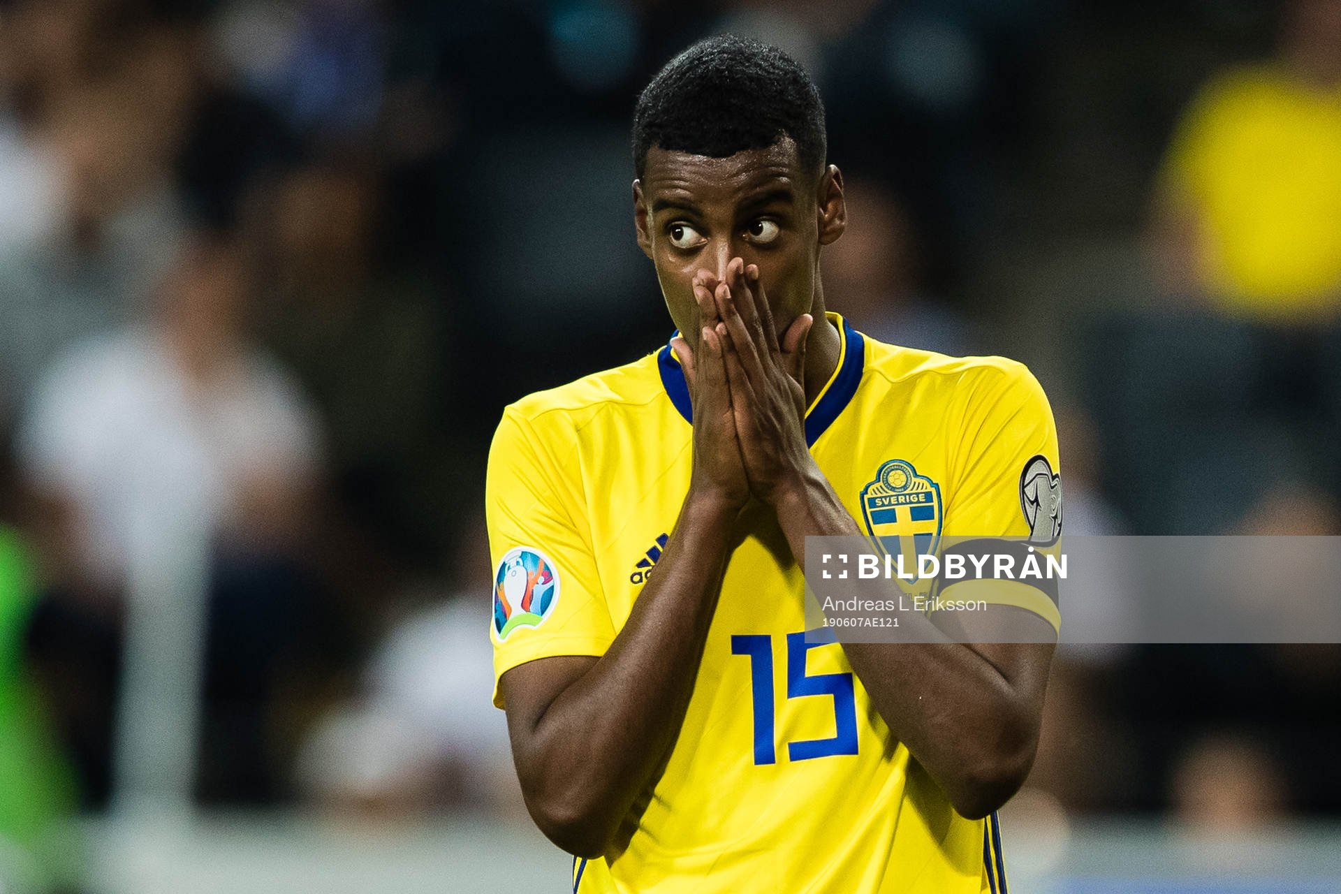 Alexander Isak of Sweden