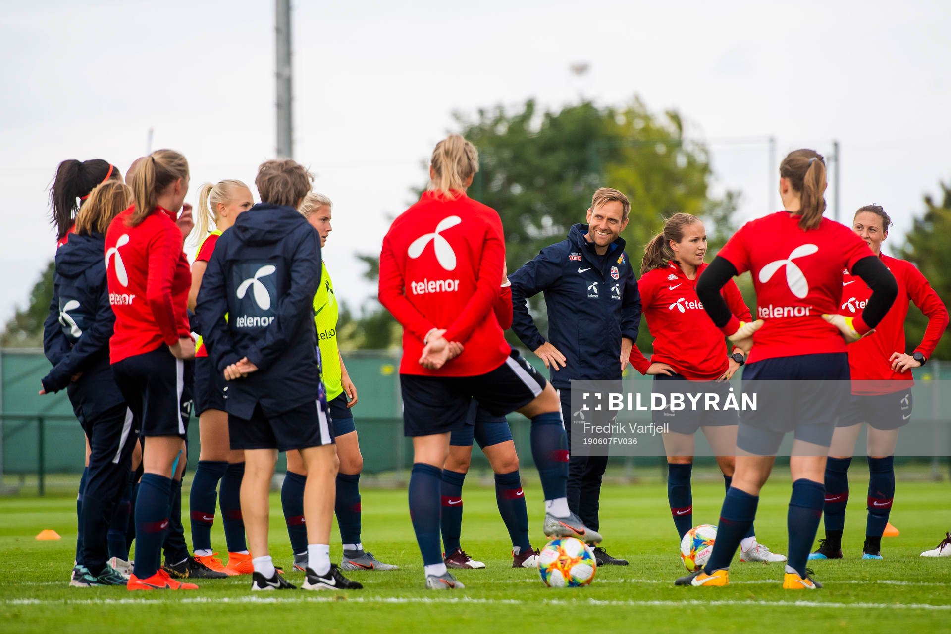 Martin Sjögren, head coach of Norway, and Guro Reiten of