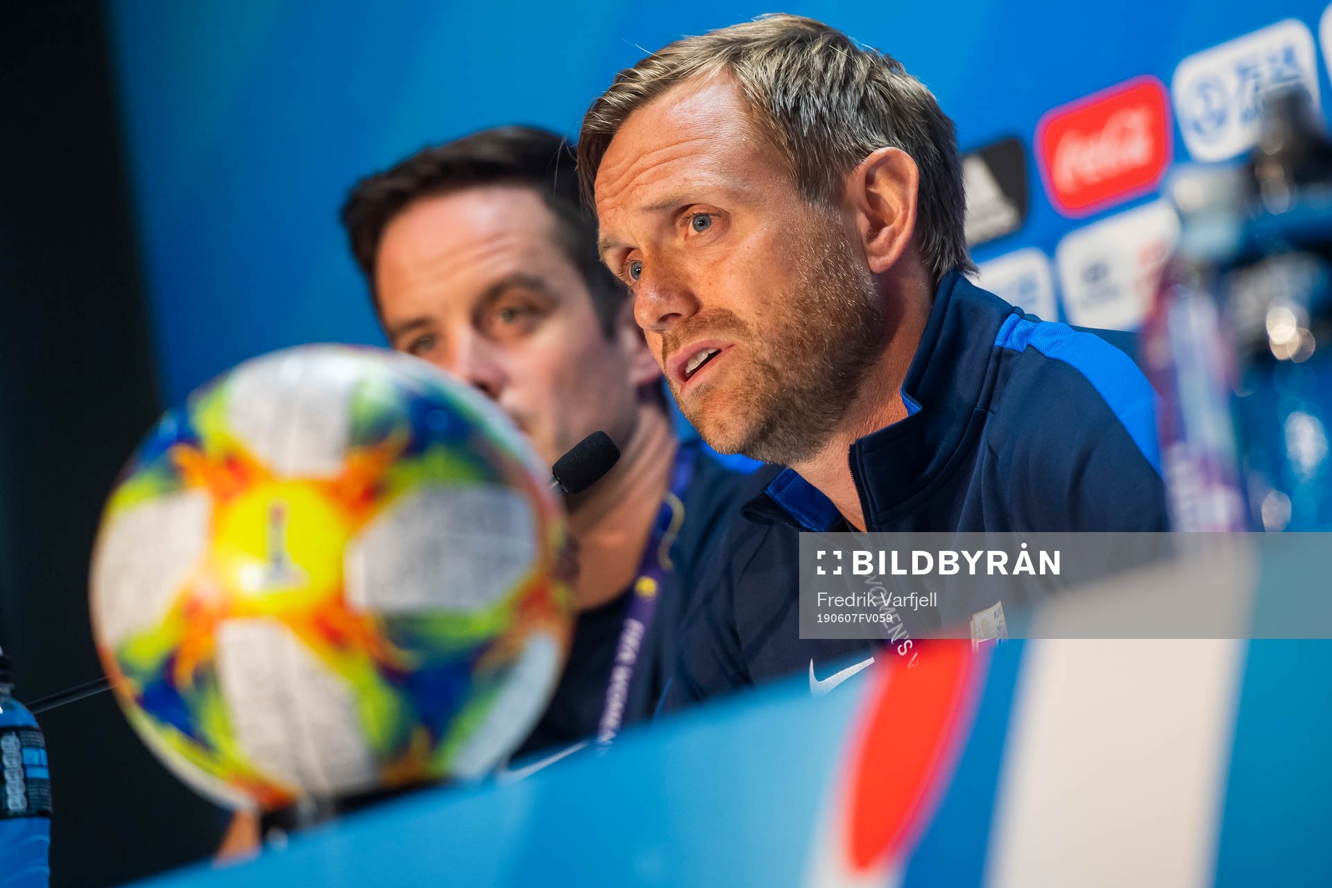 Terje Skeie, head of media of Norway, and Martin Sjögren,