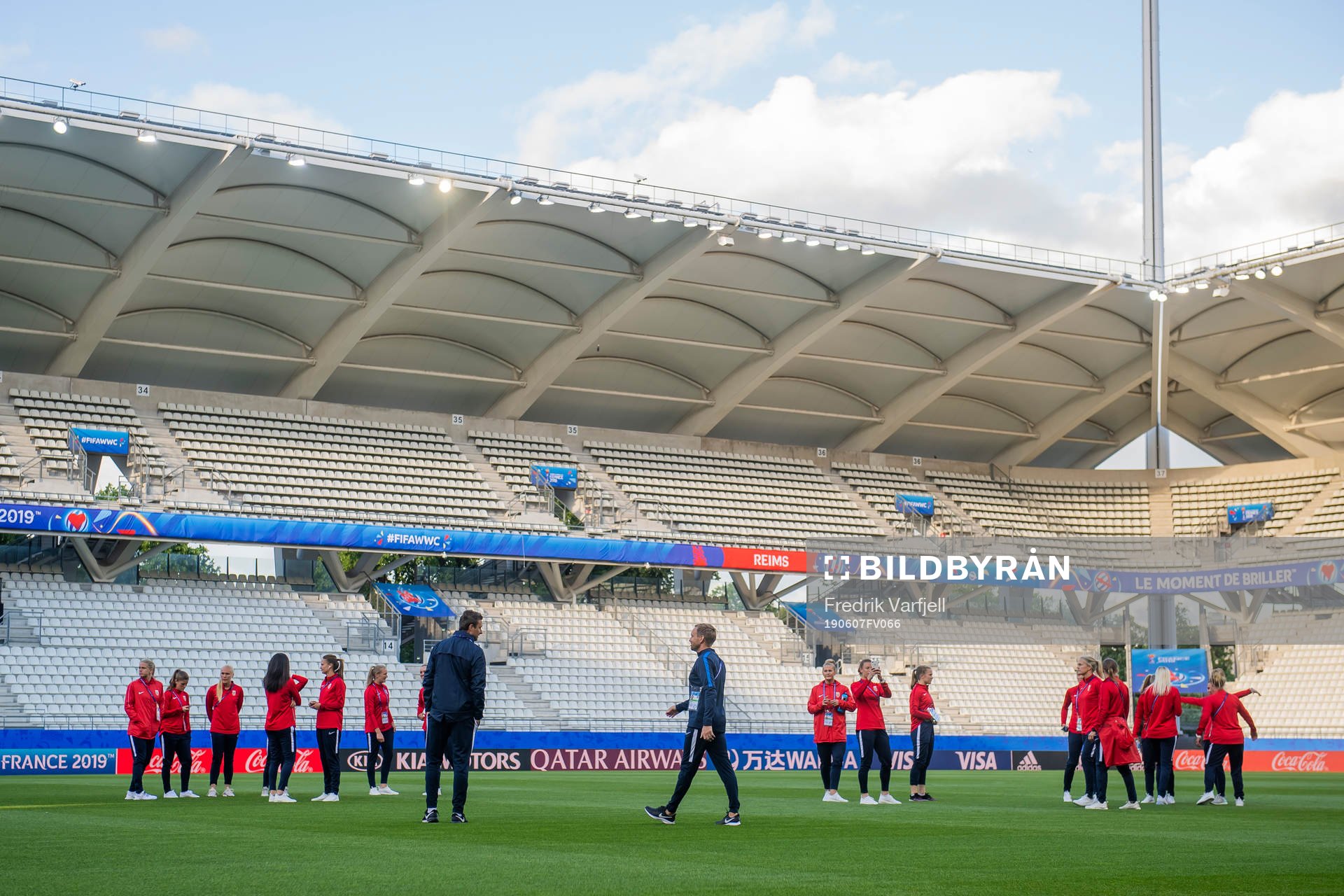 Martin Sjögren, head coach of Norway, and the norwegian