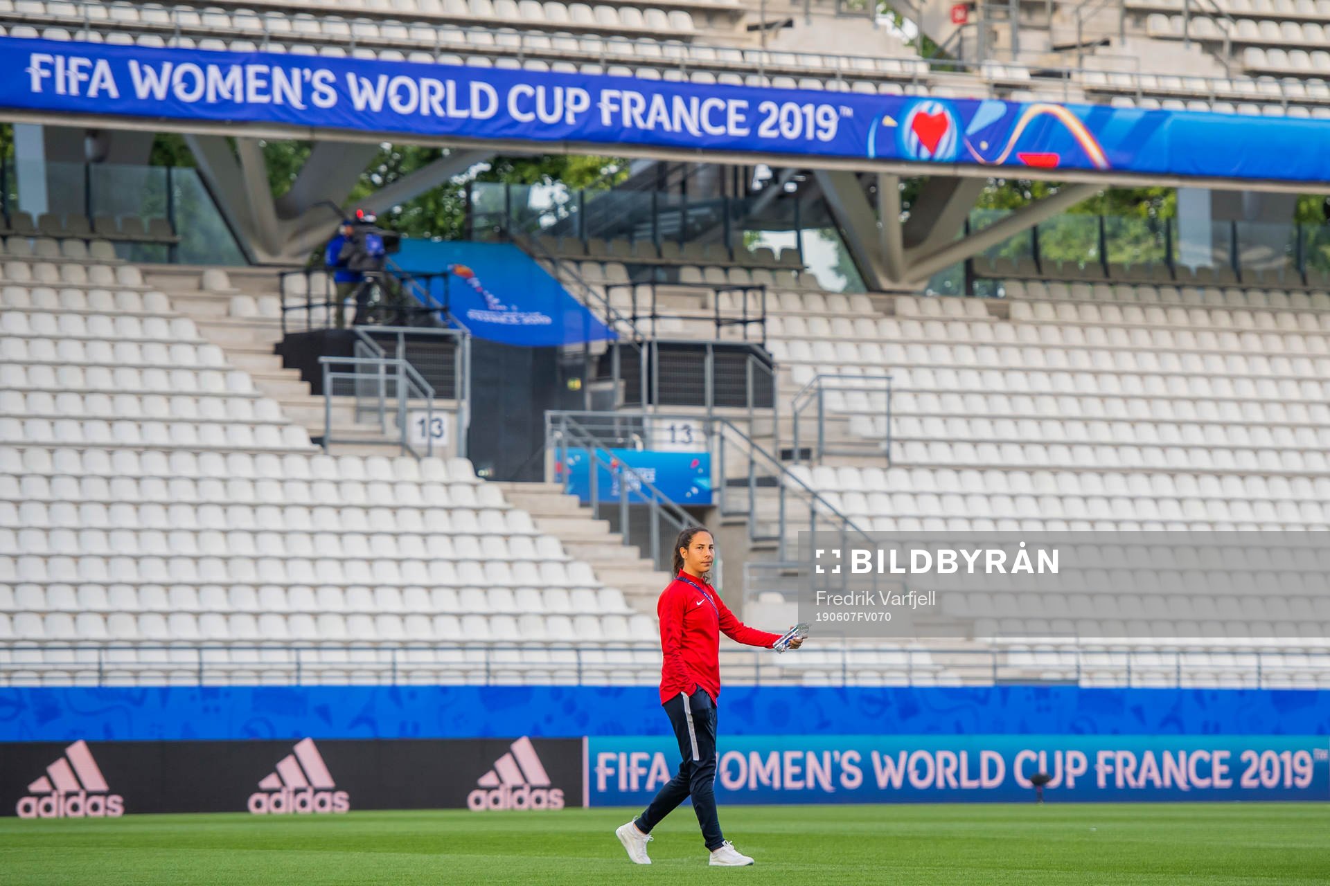 Ingrid Moe Wold of Norway walks