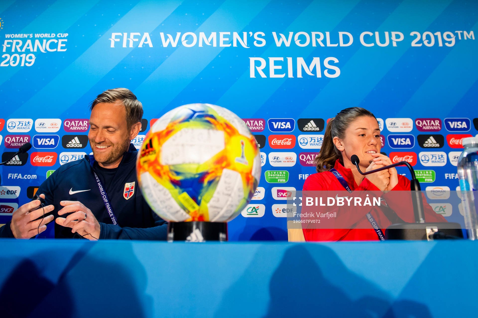 Martin Sjögren, head coach of Norway, and Maren Nævdal