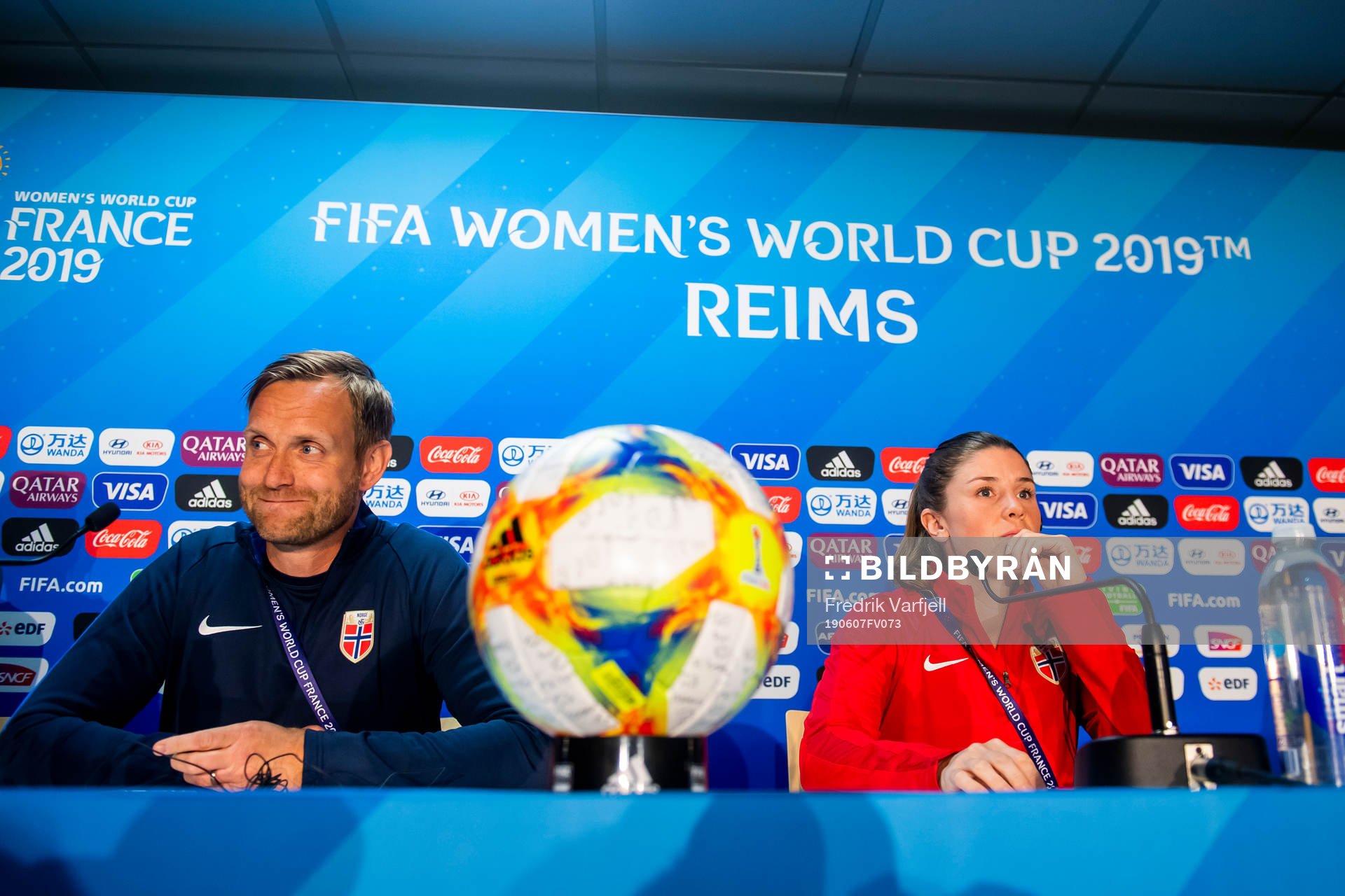 Martin Sjögren, head coach of Norway, and Maren Nævdal