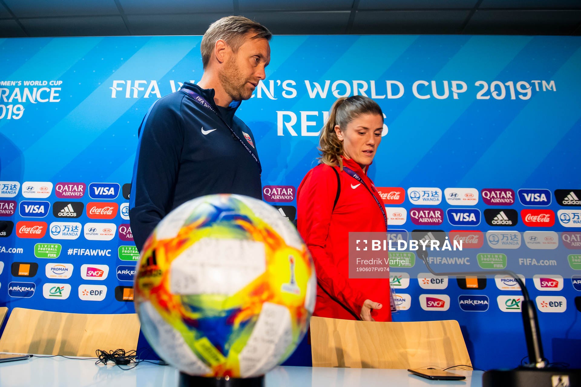 Martin Sjögren, head coach of Norway, and Maren Nævdal